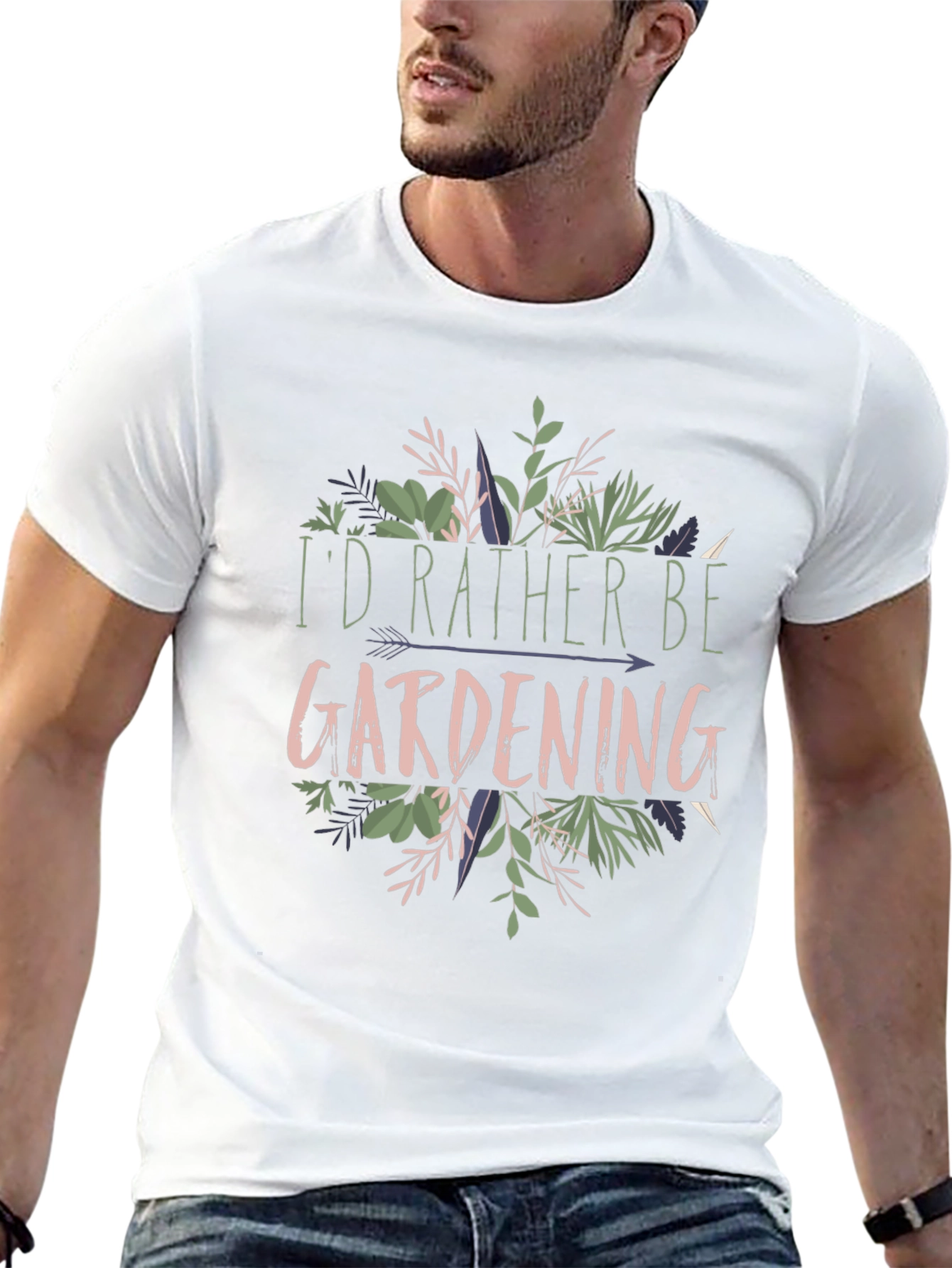 Gardening T-Shirt: Id Rather Be Gardening Tee