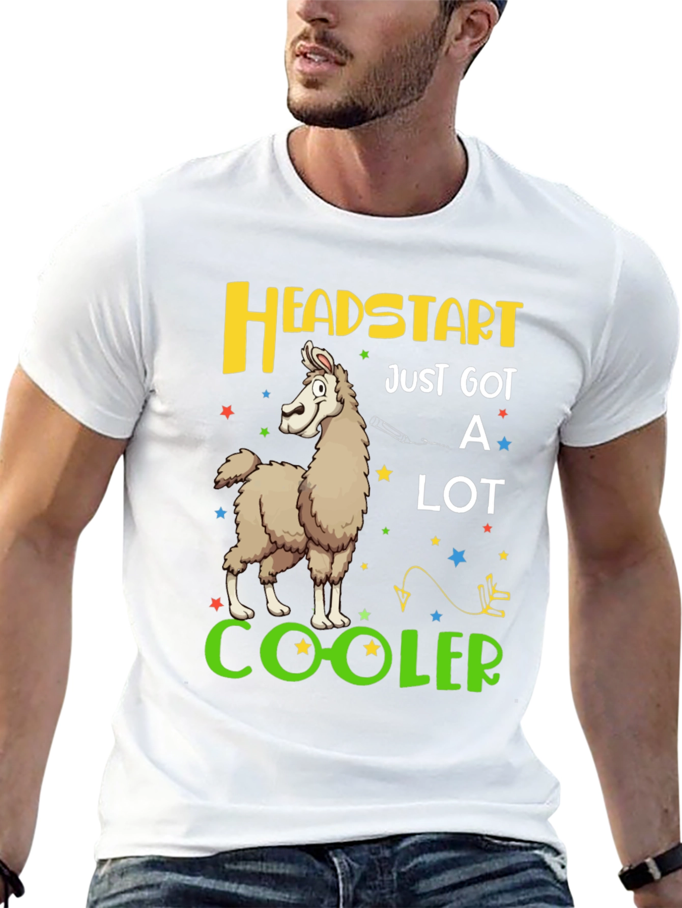 Headstart Just Got a Lot Cooler Llama T-Shirt