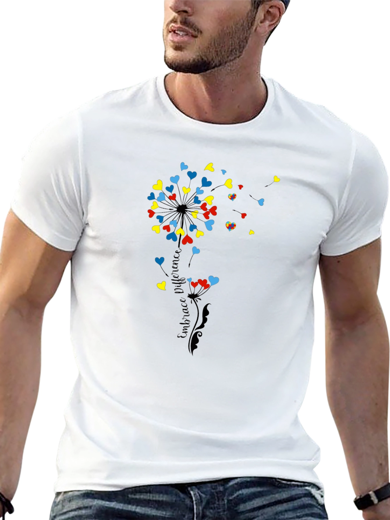 Embrace Difference Autism Awareness T-Shirt