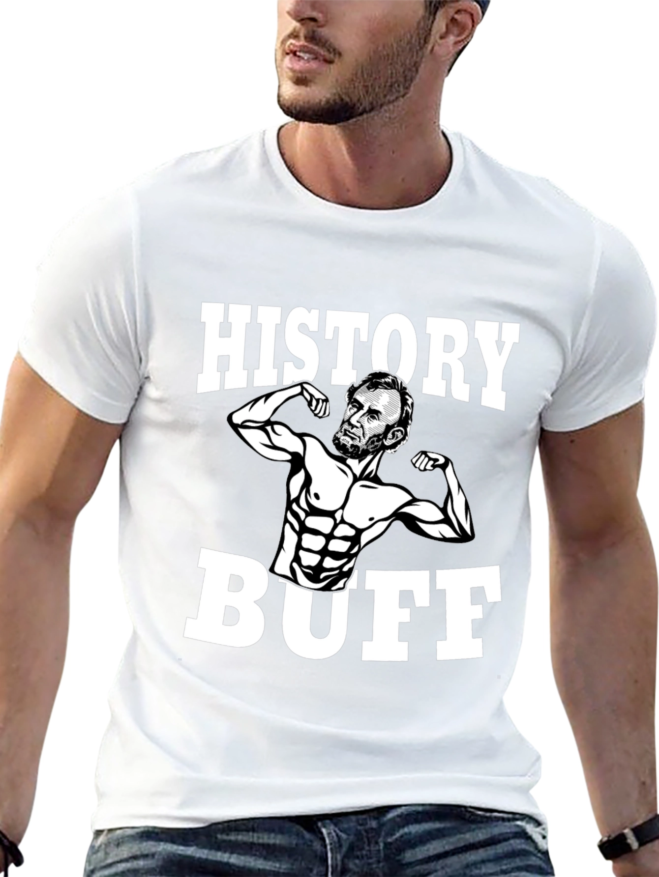 History Buff Lincoln Graphic T-Shirt