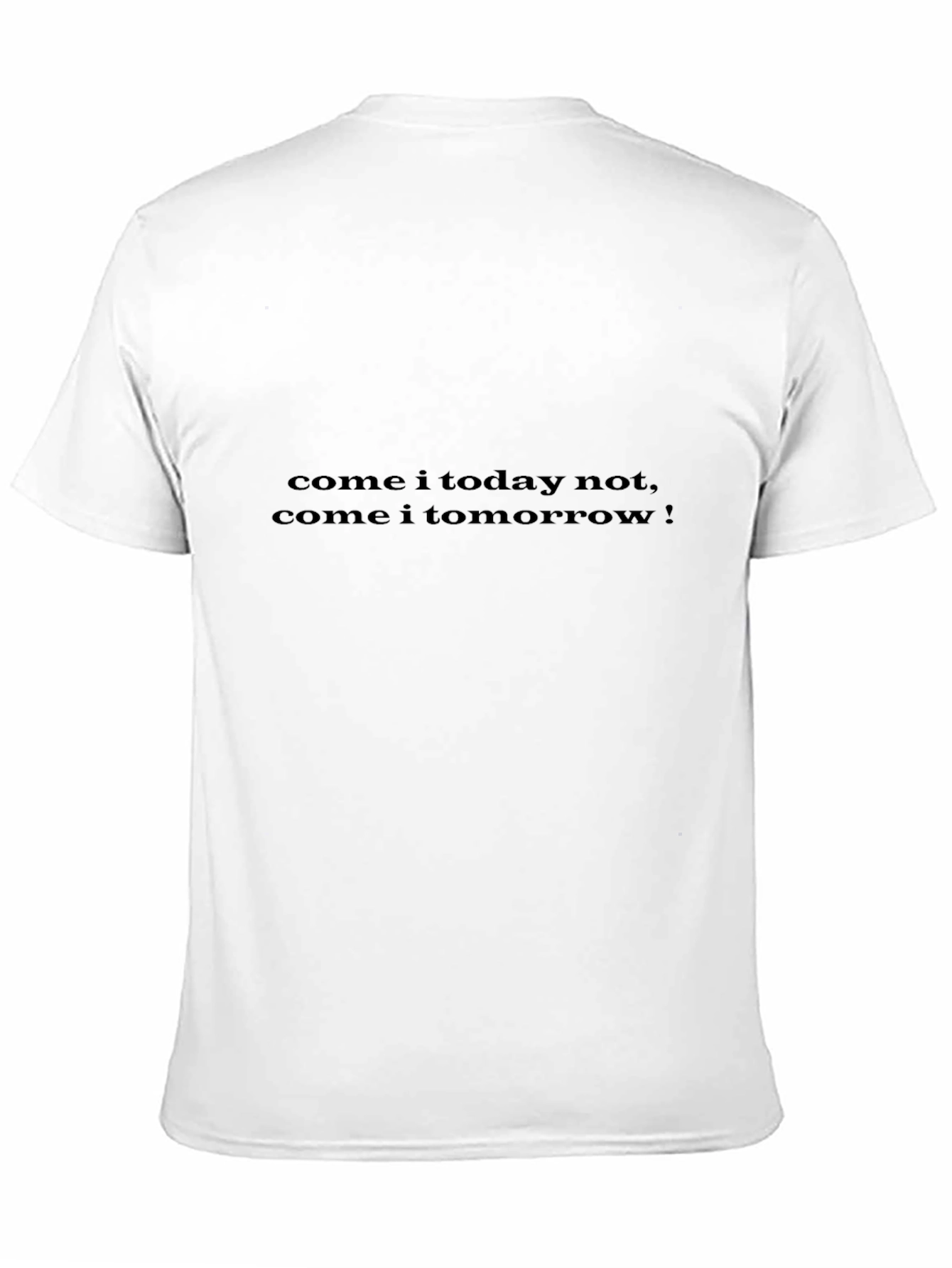 Come Tomorrow Tee - Black Graphic T-Shirt