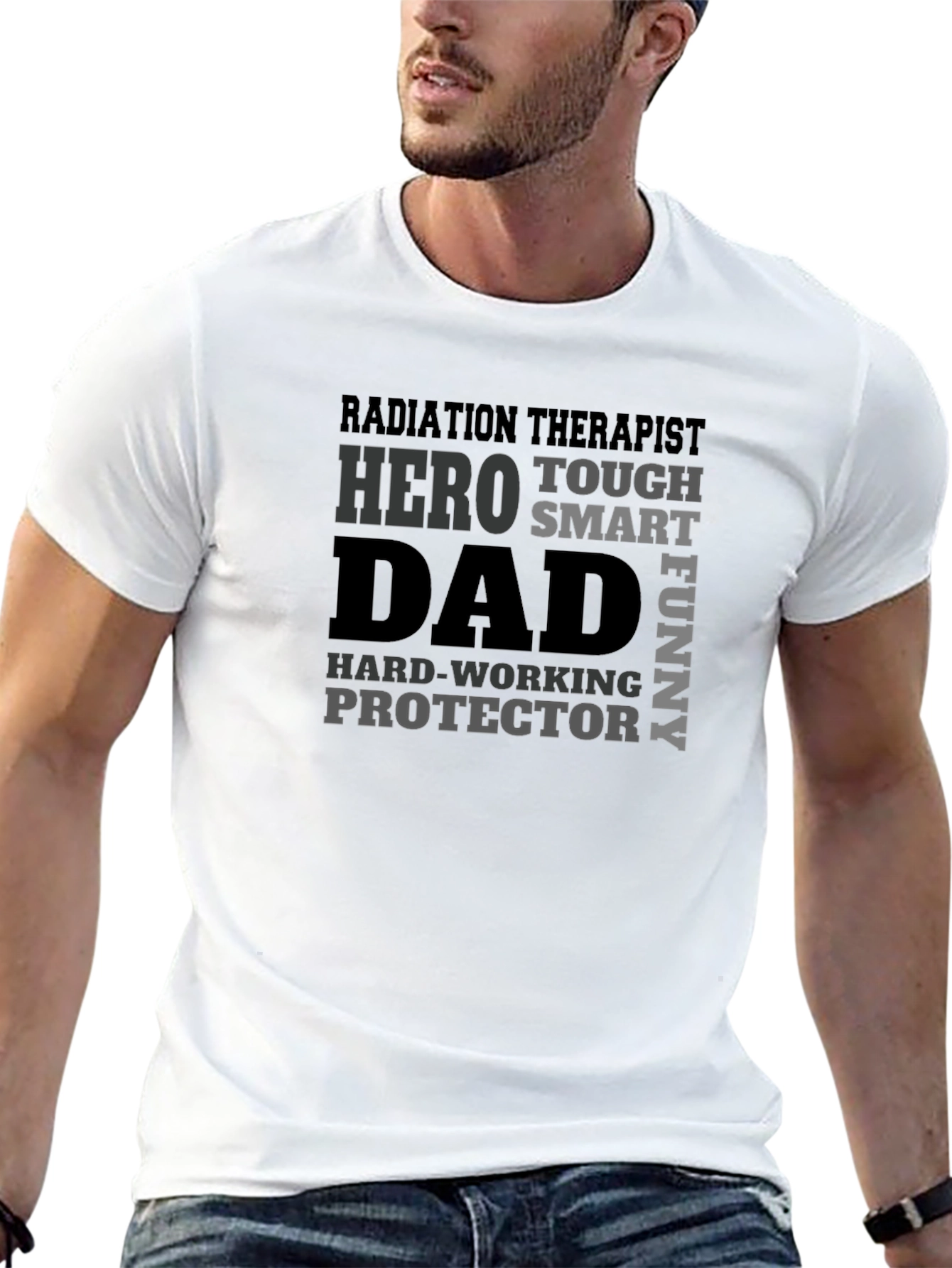 Radiation Therapist Dad Hero T-Shirt