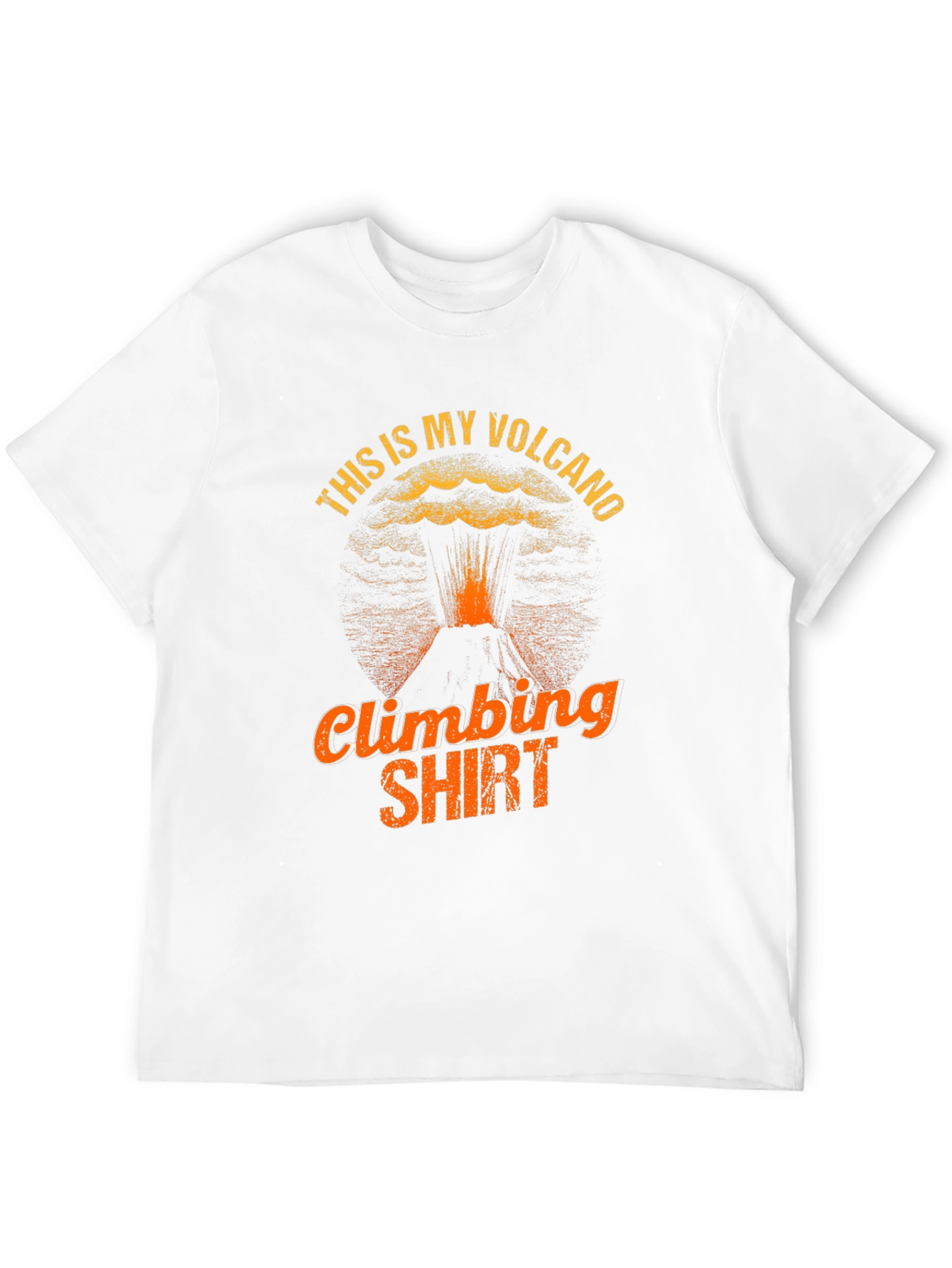 Volcano Climbing T-Shirt - Unique Design