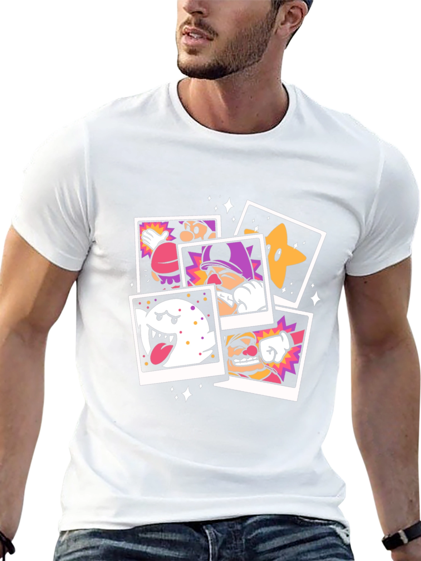 Retro Game Character Photo T-Shirt