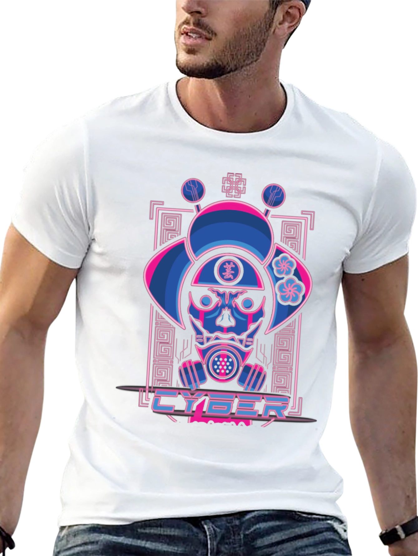 Cyberpunk Samurai Graphic Tee