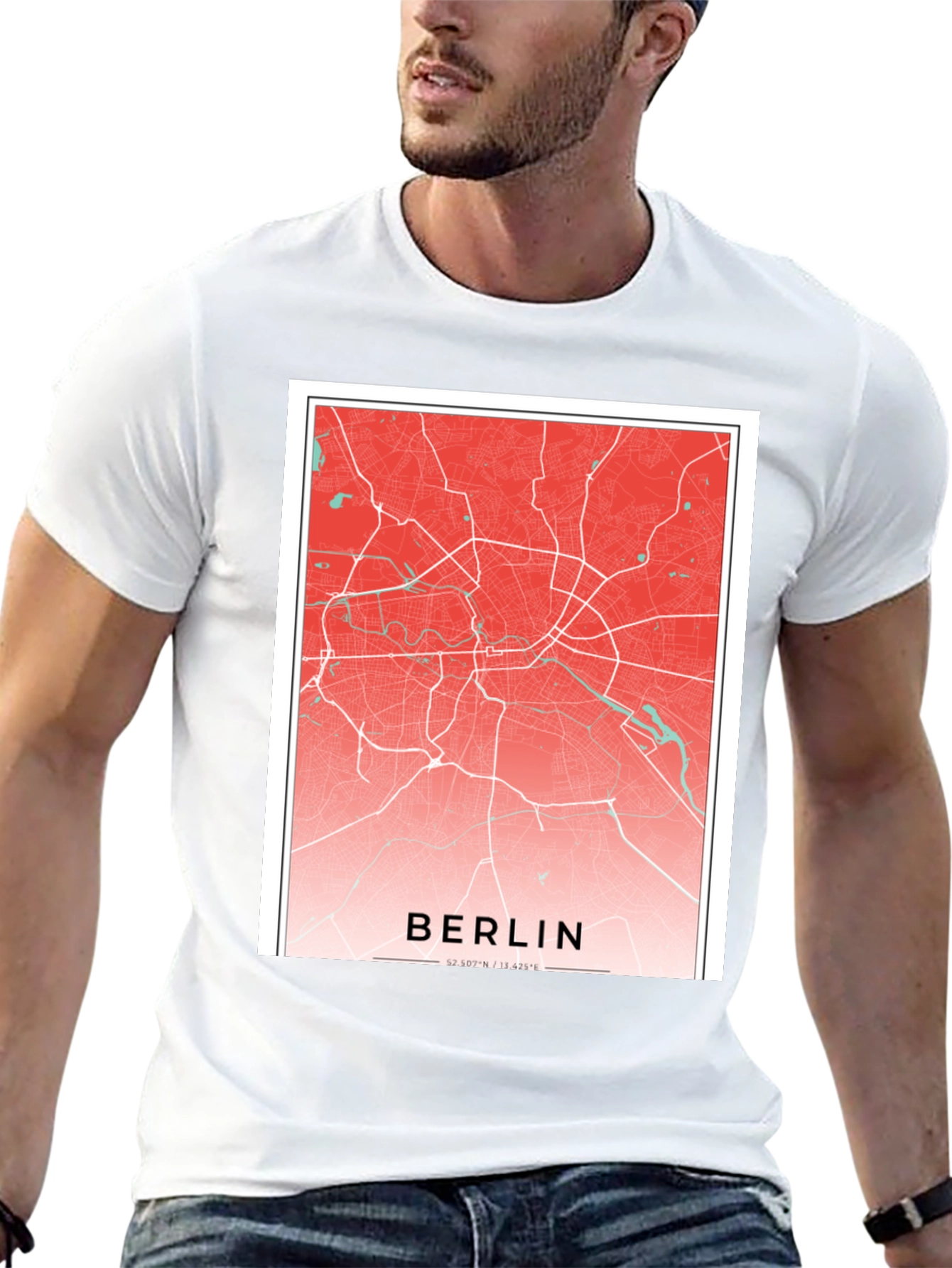 Berlin Map Graphic Tee - City Pride T-Shirt