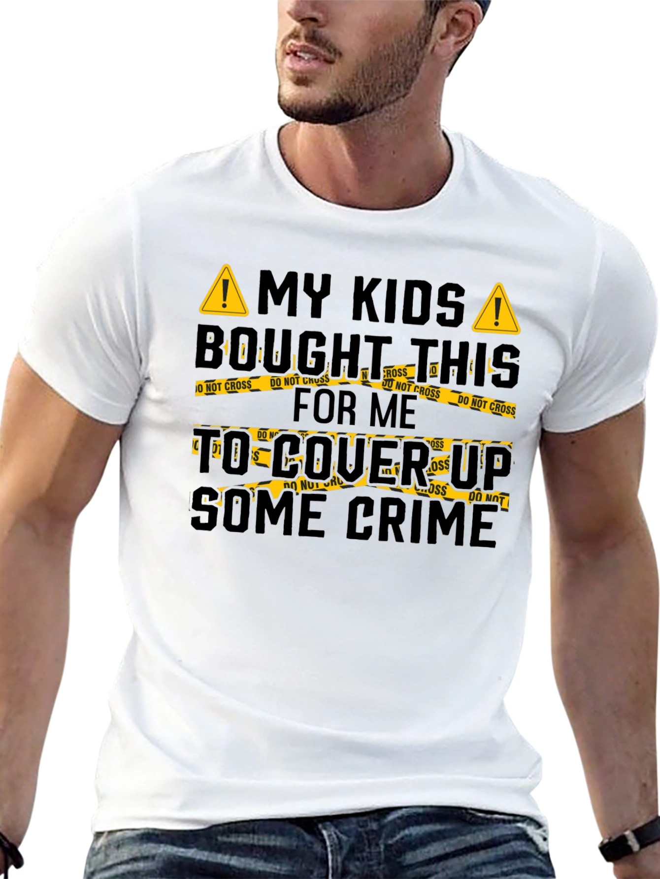 Funny Crime Cover Up T-Shirt