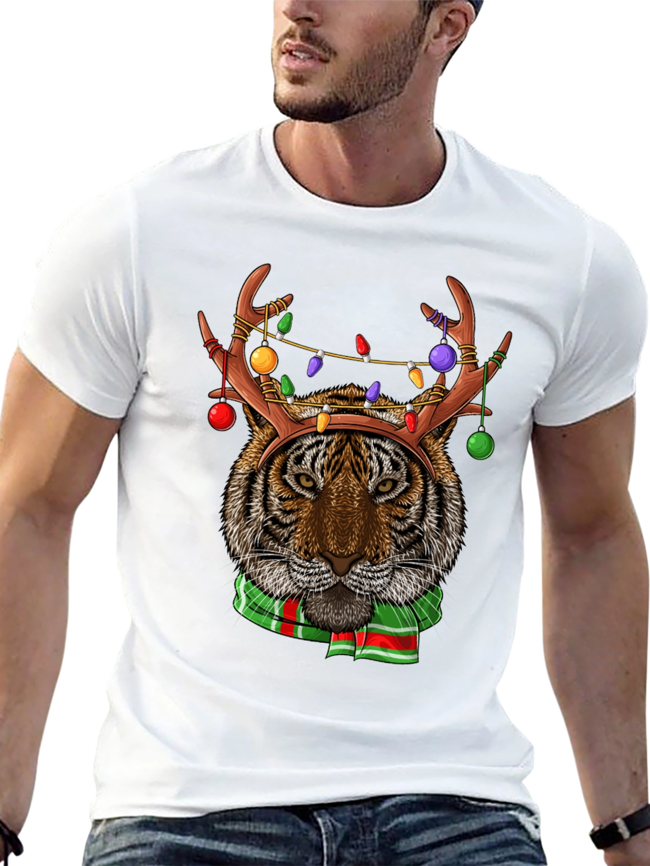 Holiday Tiger Graphic Tee