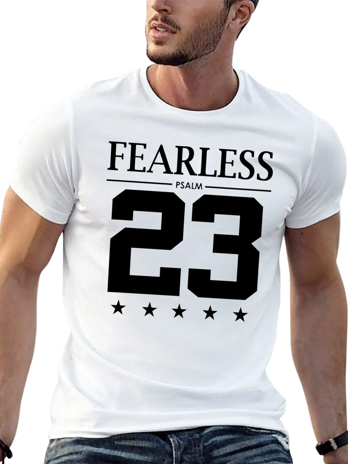 Fearless Psalm 23 Graphic Tee