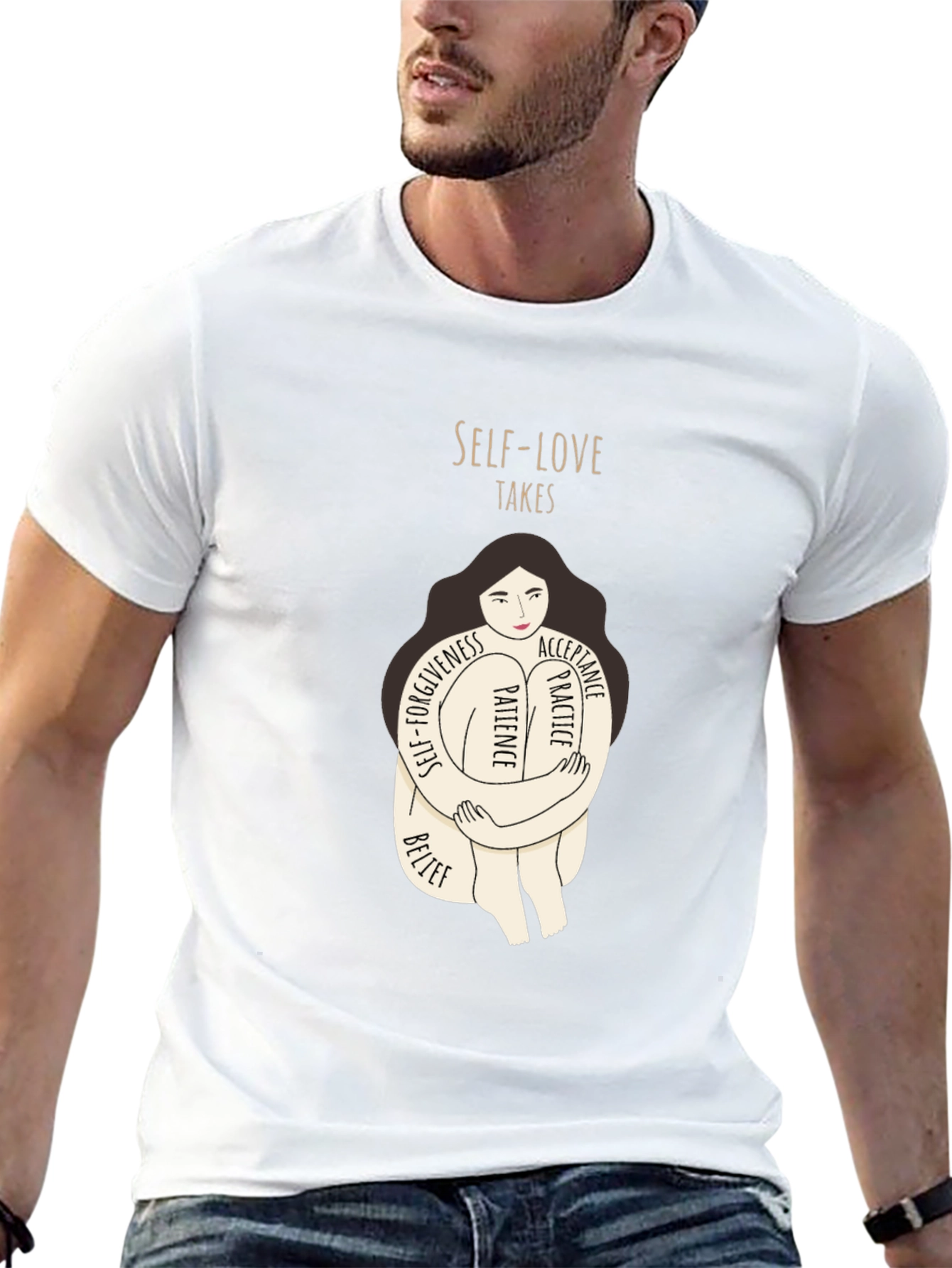 Self-Love Takes Womens Graphic Tee