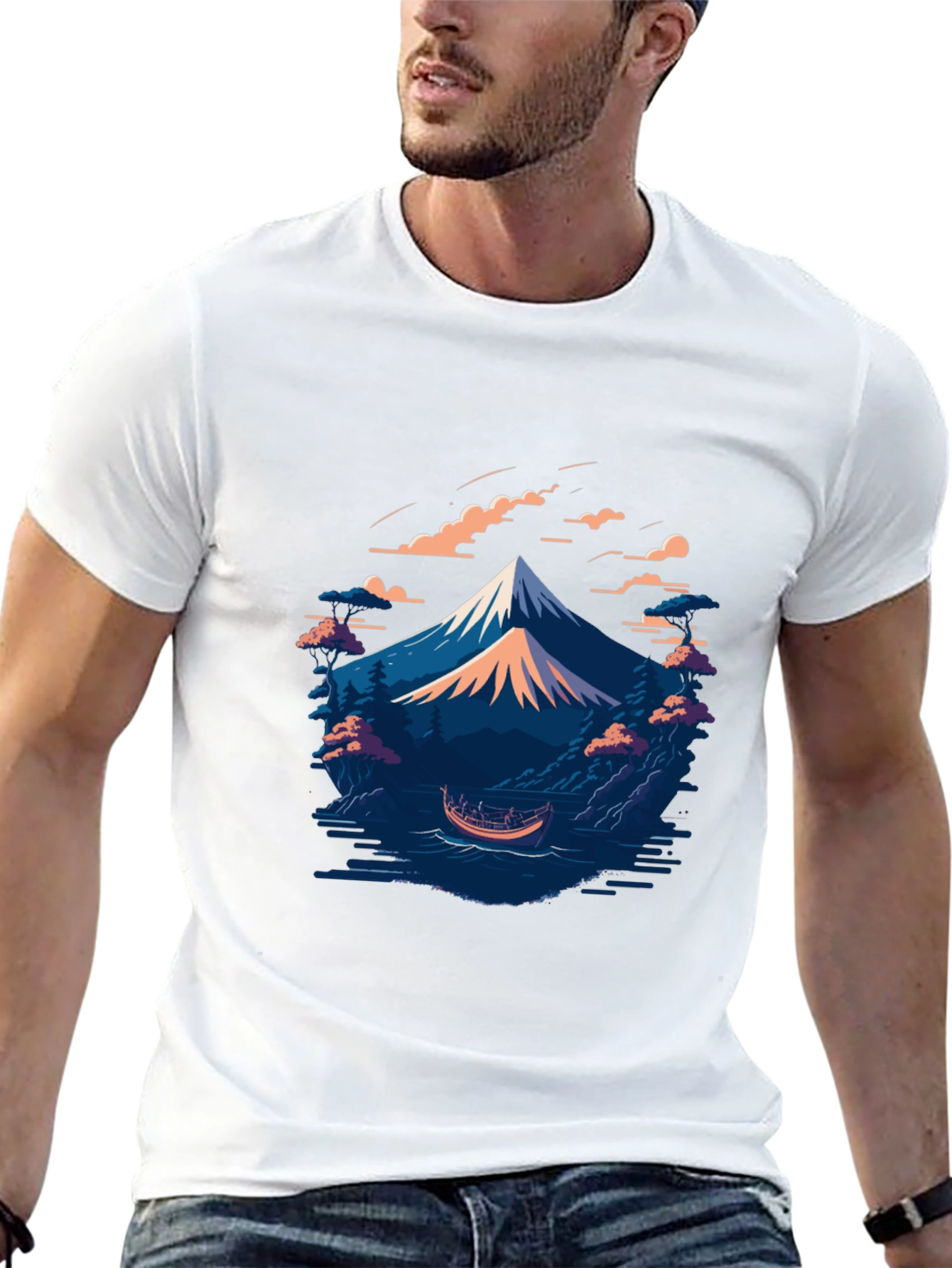 Mountain Lake Graphic Tee
