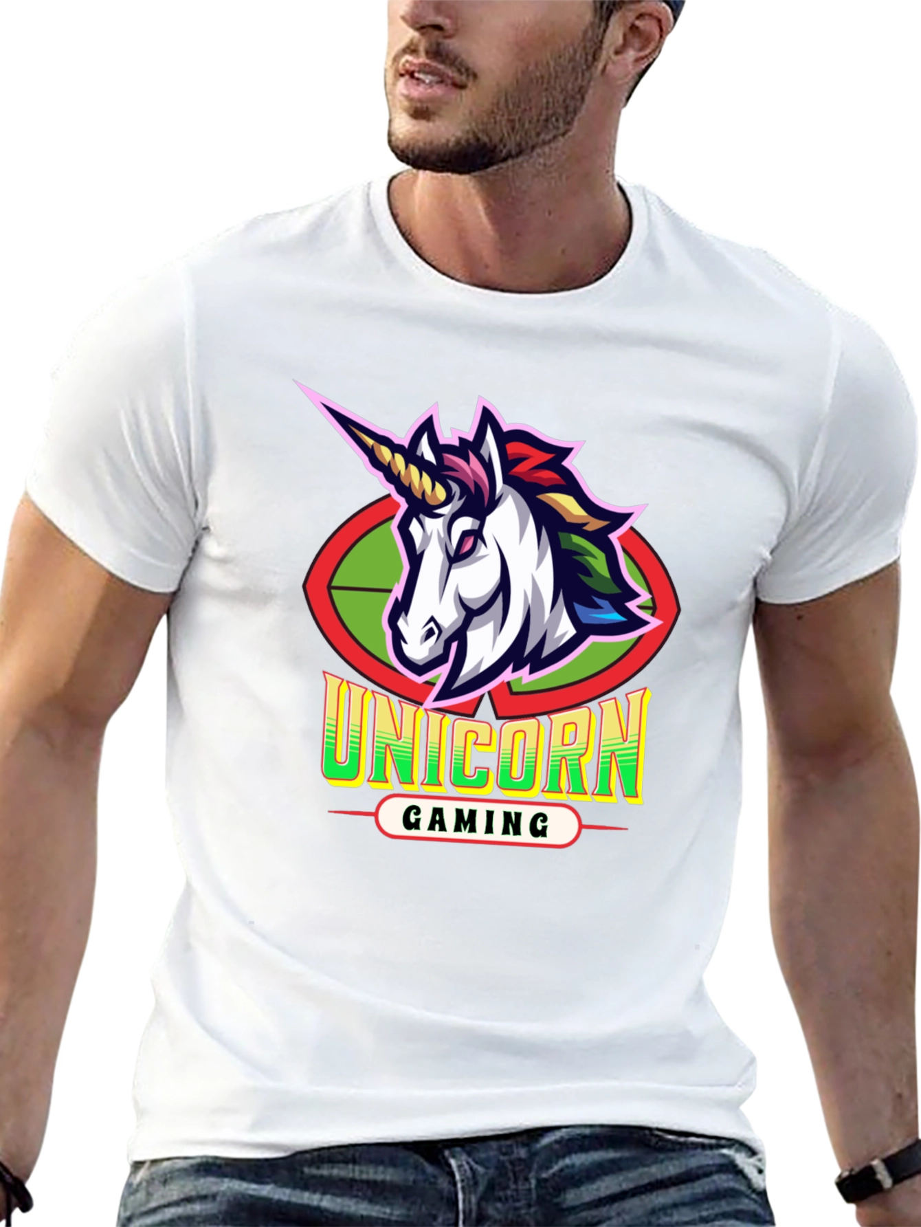 Unicorn Gaming Black T-Shirt