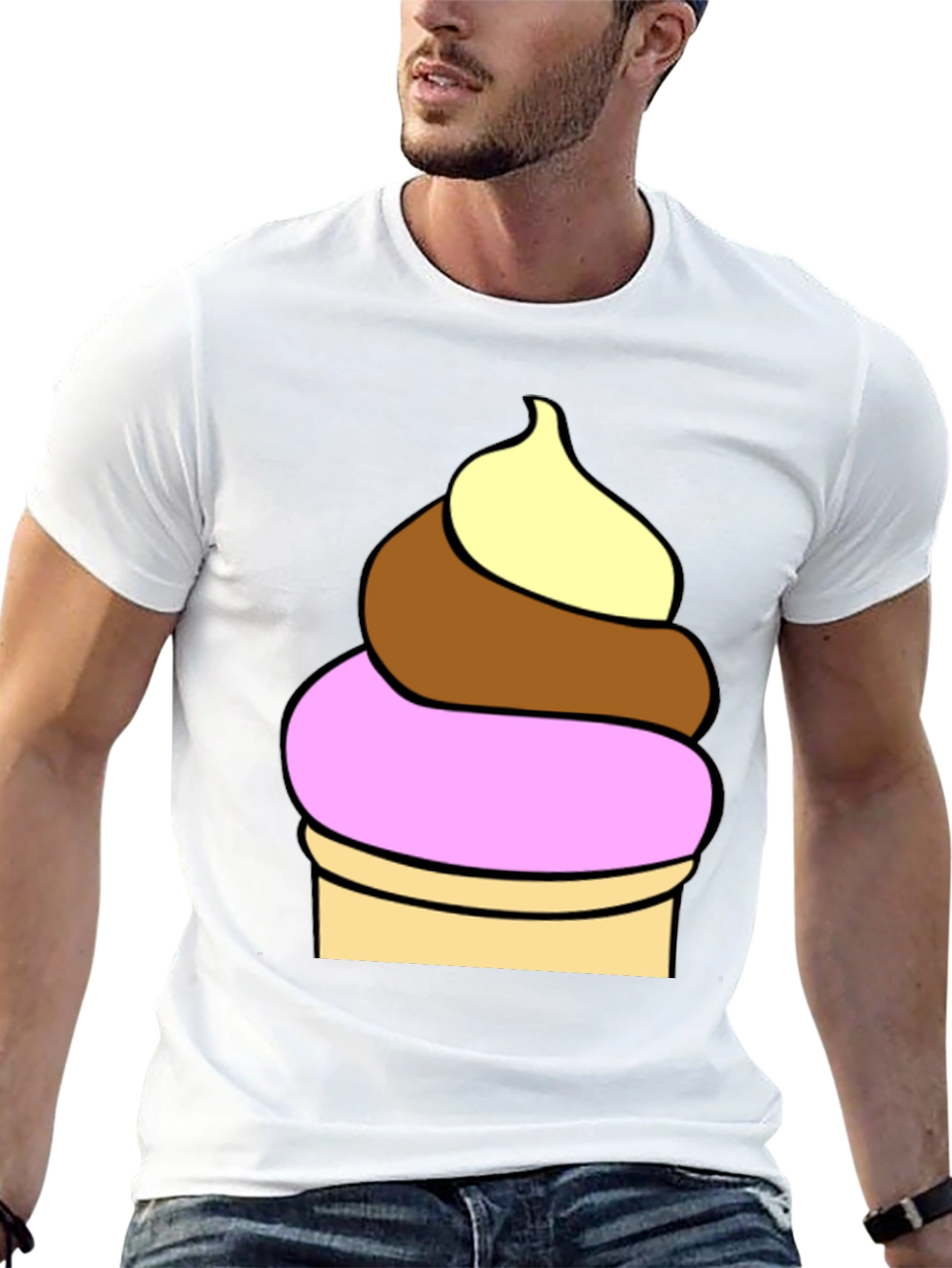 Ice Cream Graphic Tee - Fun Summer Style