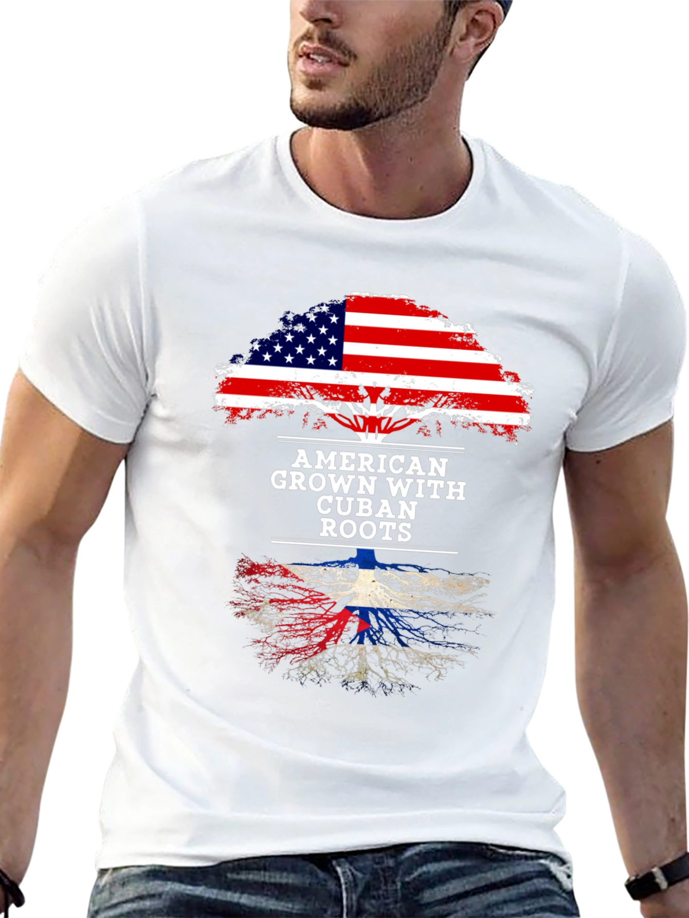 American Grown with Cuban Roots Tee