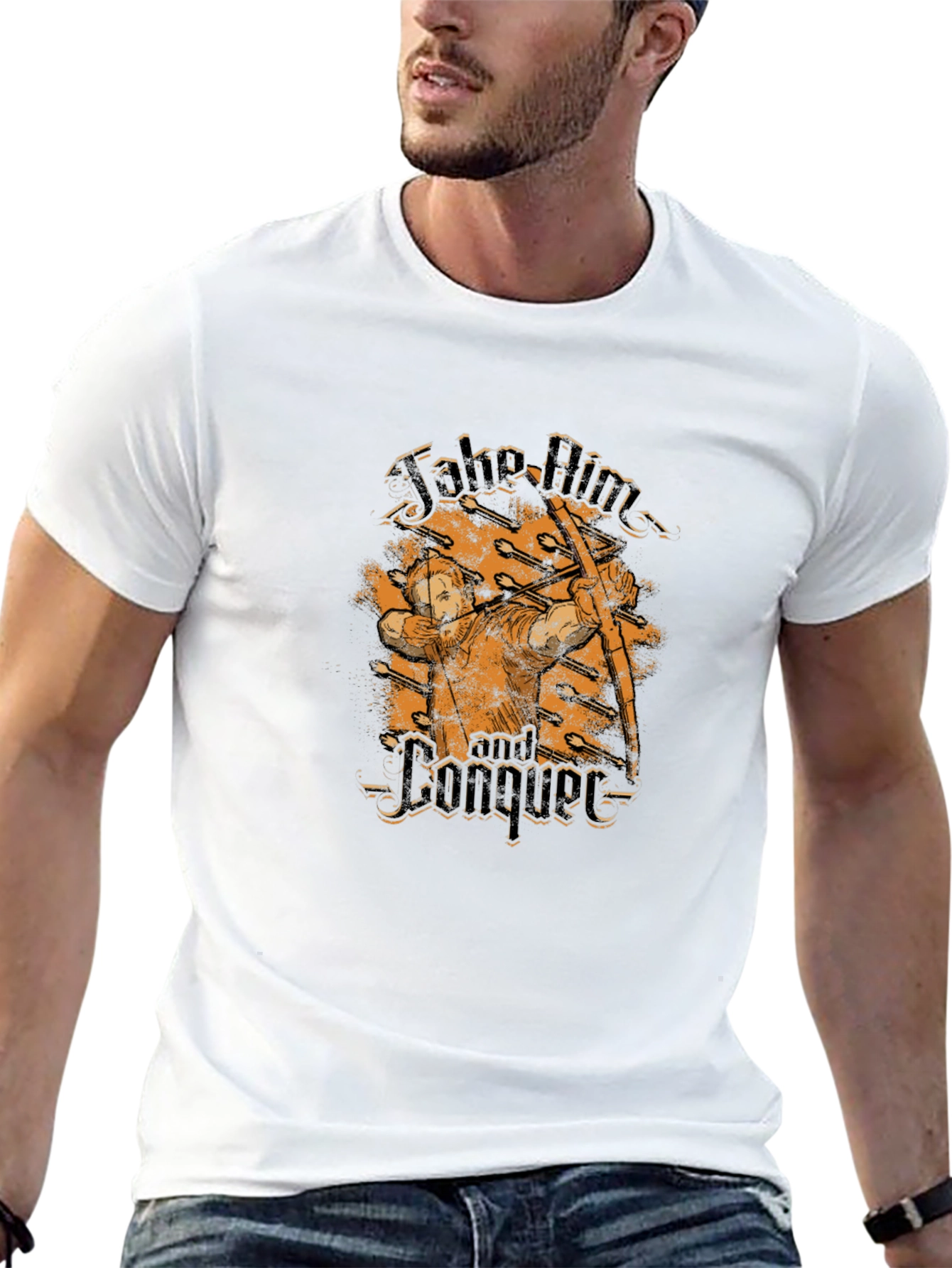 Conquer Archer Graphic T-Shirt