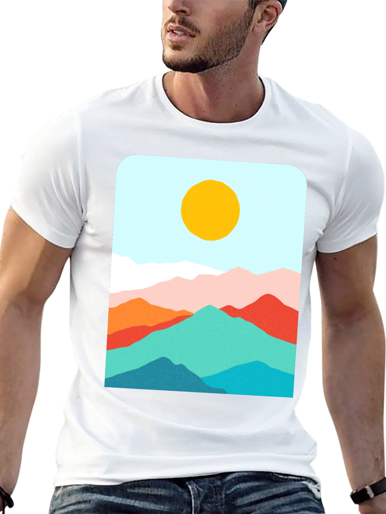 Mountains Graphic Tee - Stylish Comfort Fit