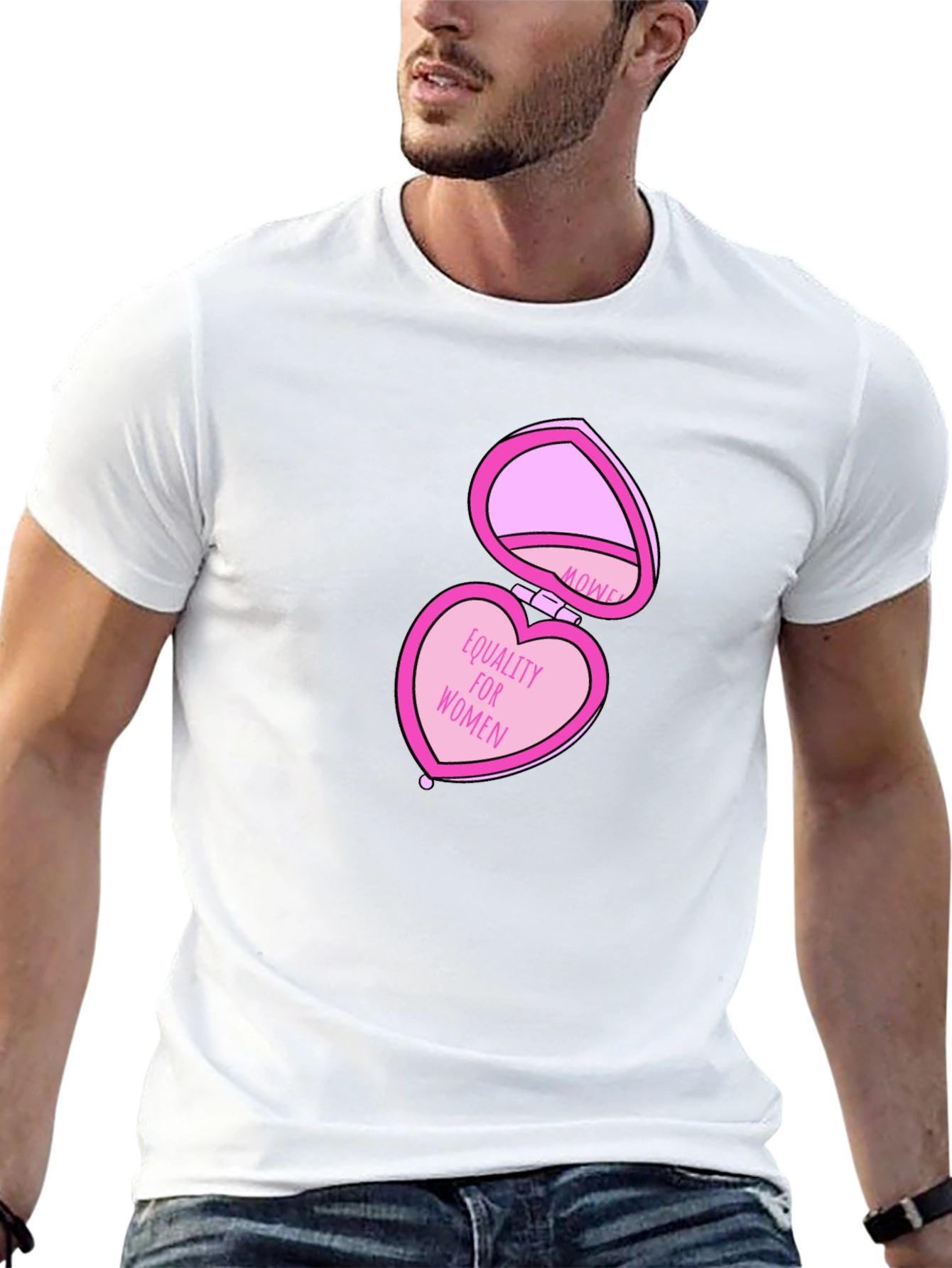 Equality For Women Heart-Shaped Locket T-Shirt