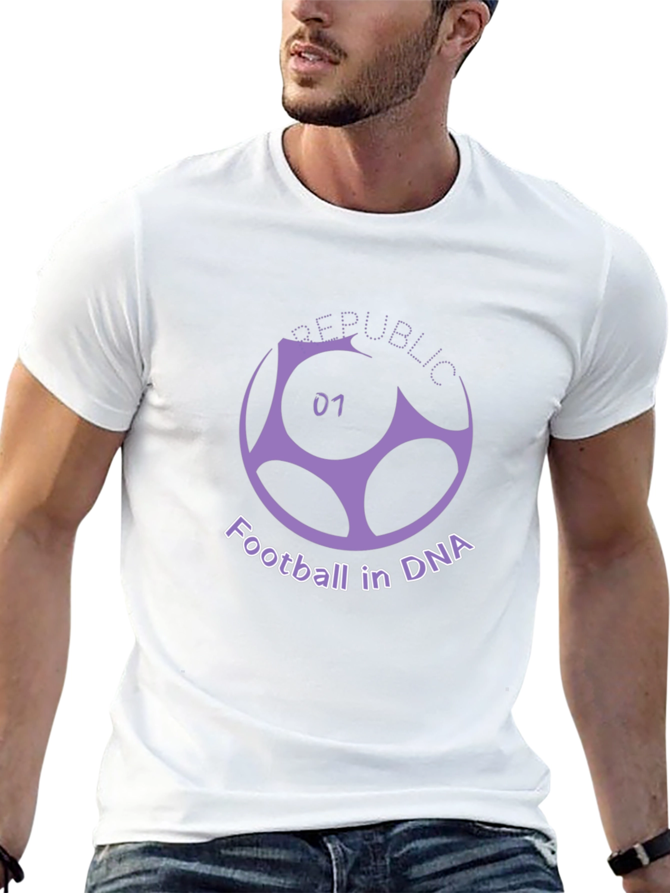 Republic Football in DNA Graphic Tee
