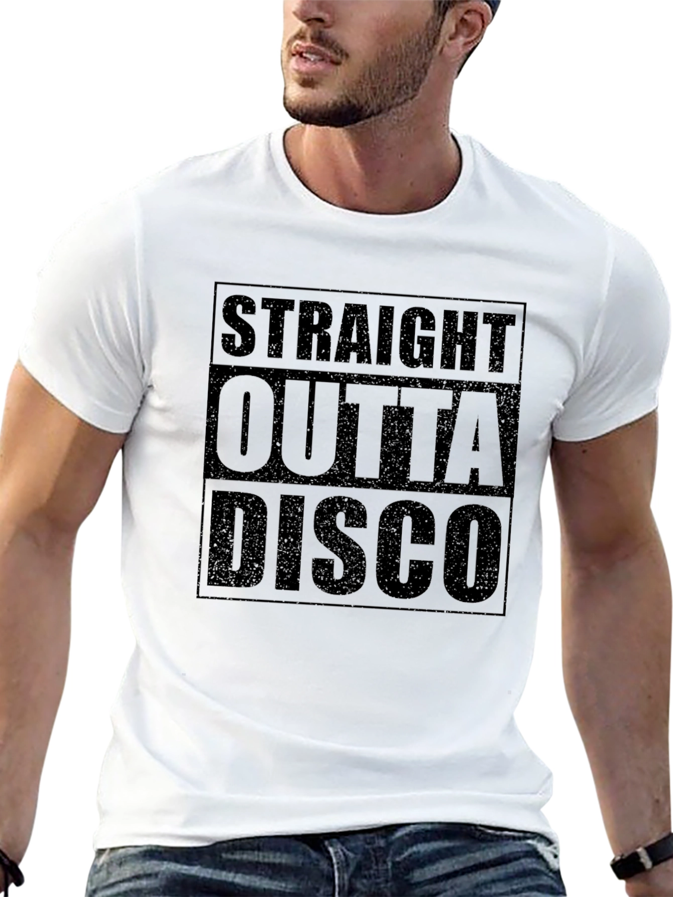 Straight Outta Disco Black T-Shirt