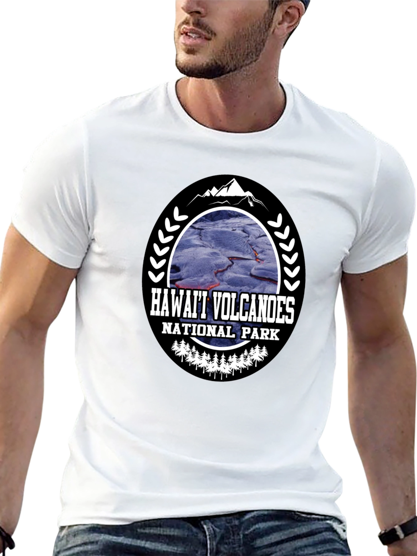 Hawaii Volcanoes National Park Black T-Shirt
