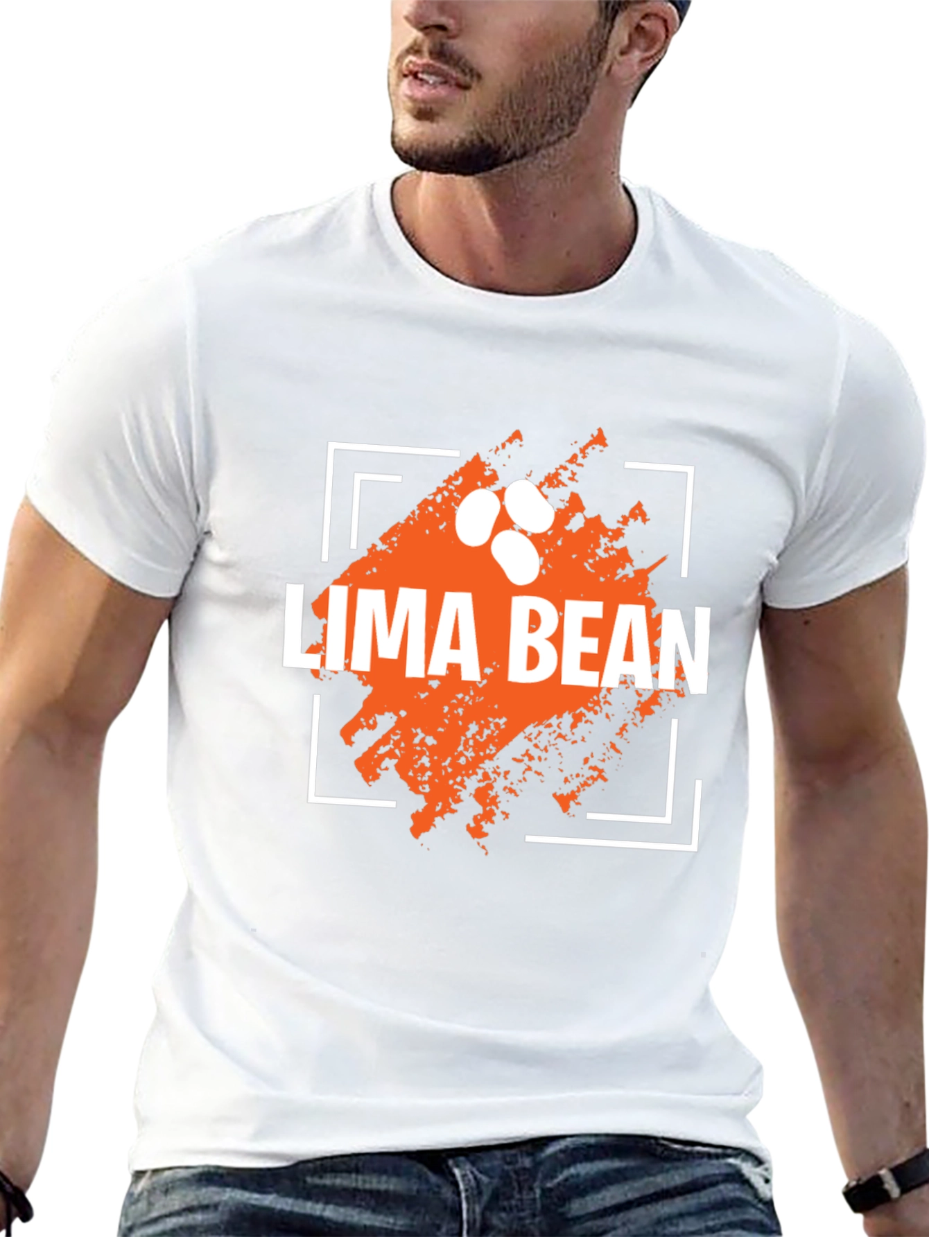 Lima Bean T-Shirt - Fun Food Graphic Tee