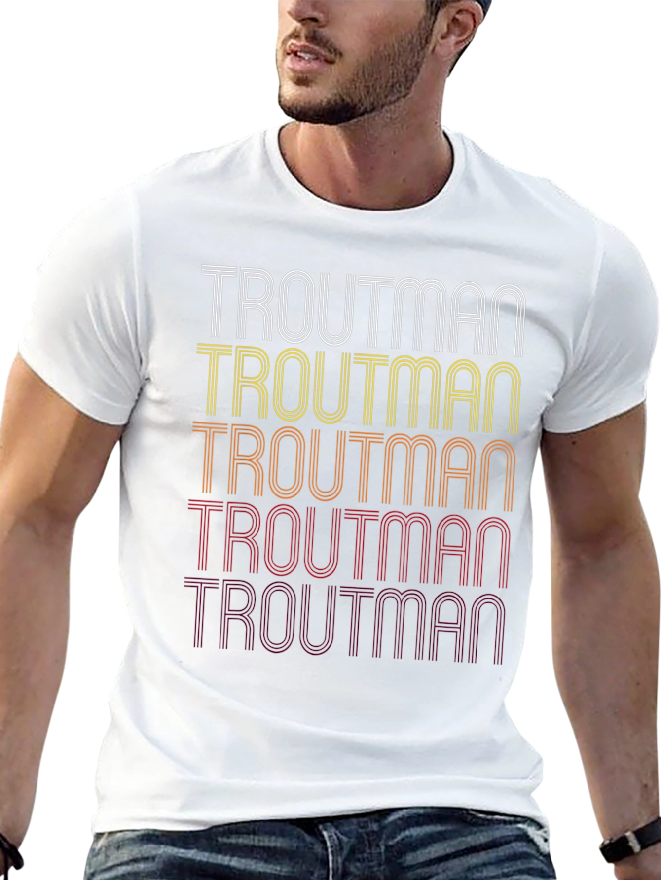Troutman Retro Style T-Shirt