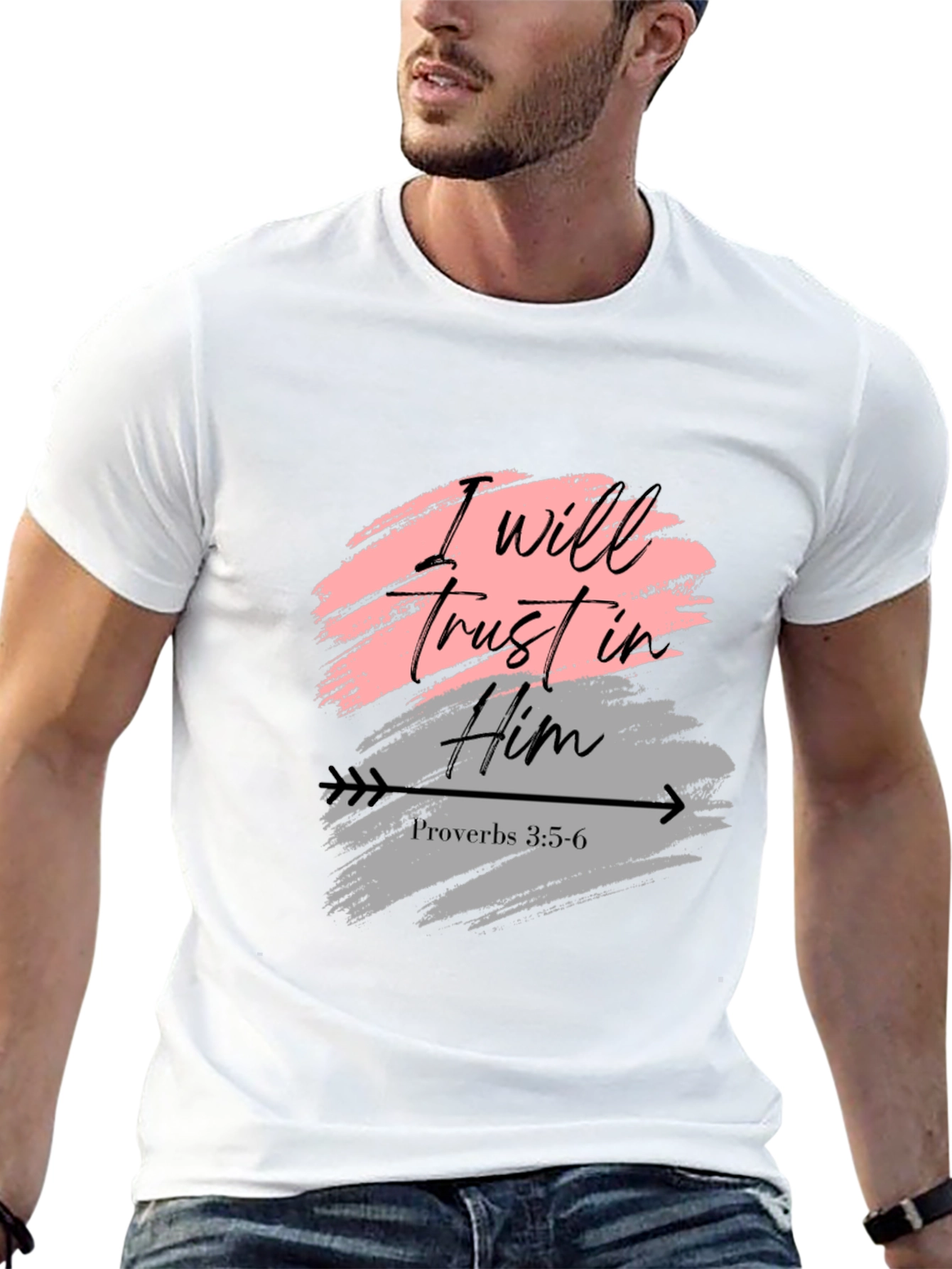 Trust in Him Black T-Shirt