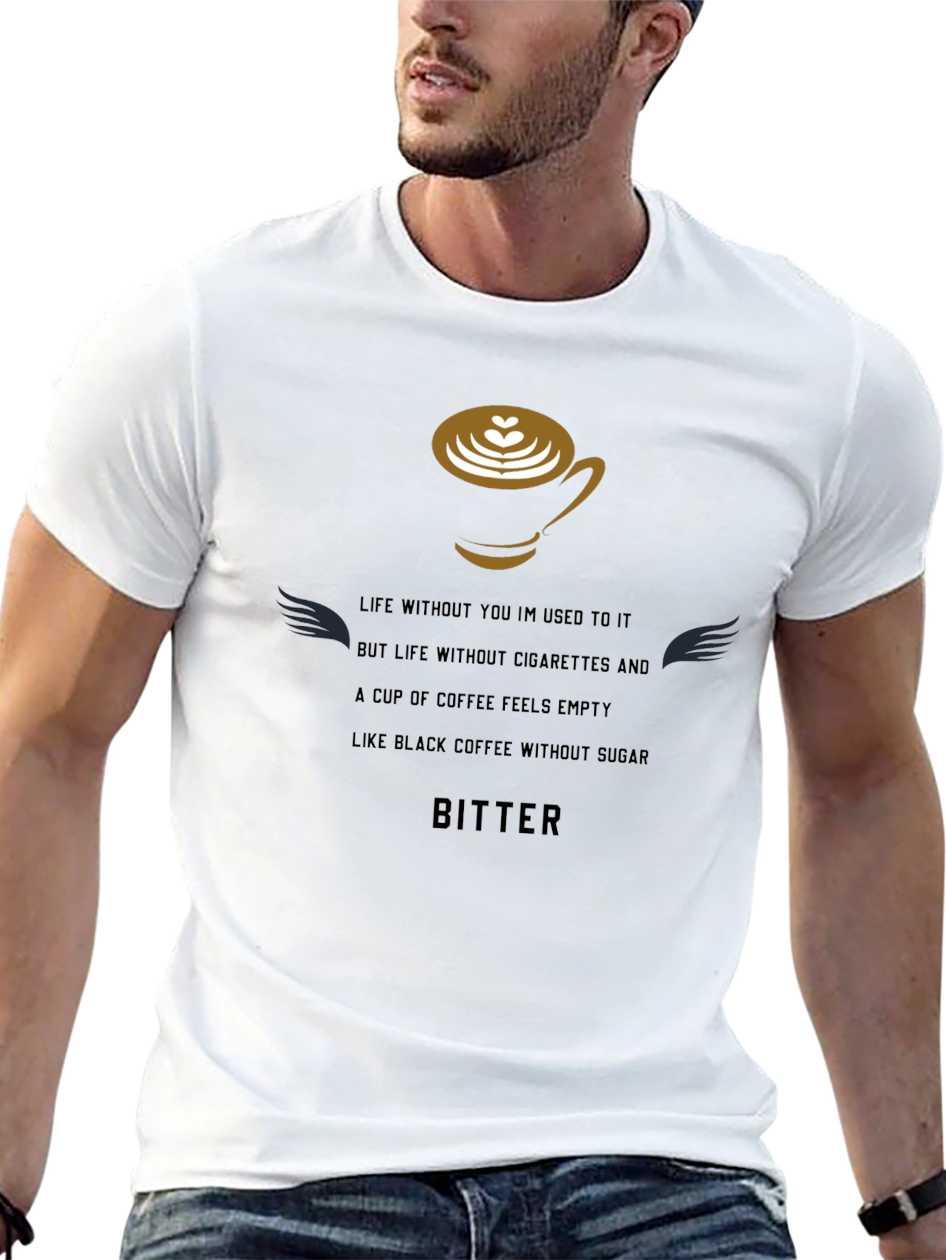 Bitter Coffee Graphic Tee - Black