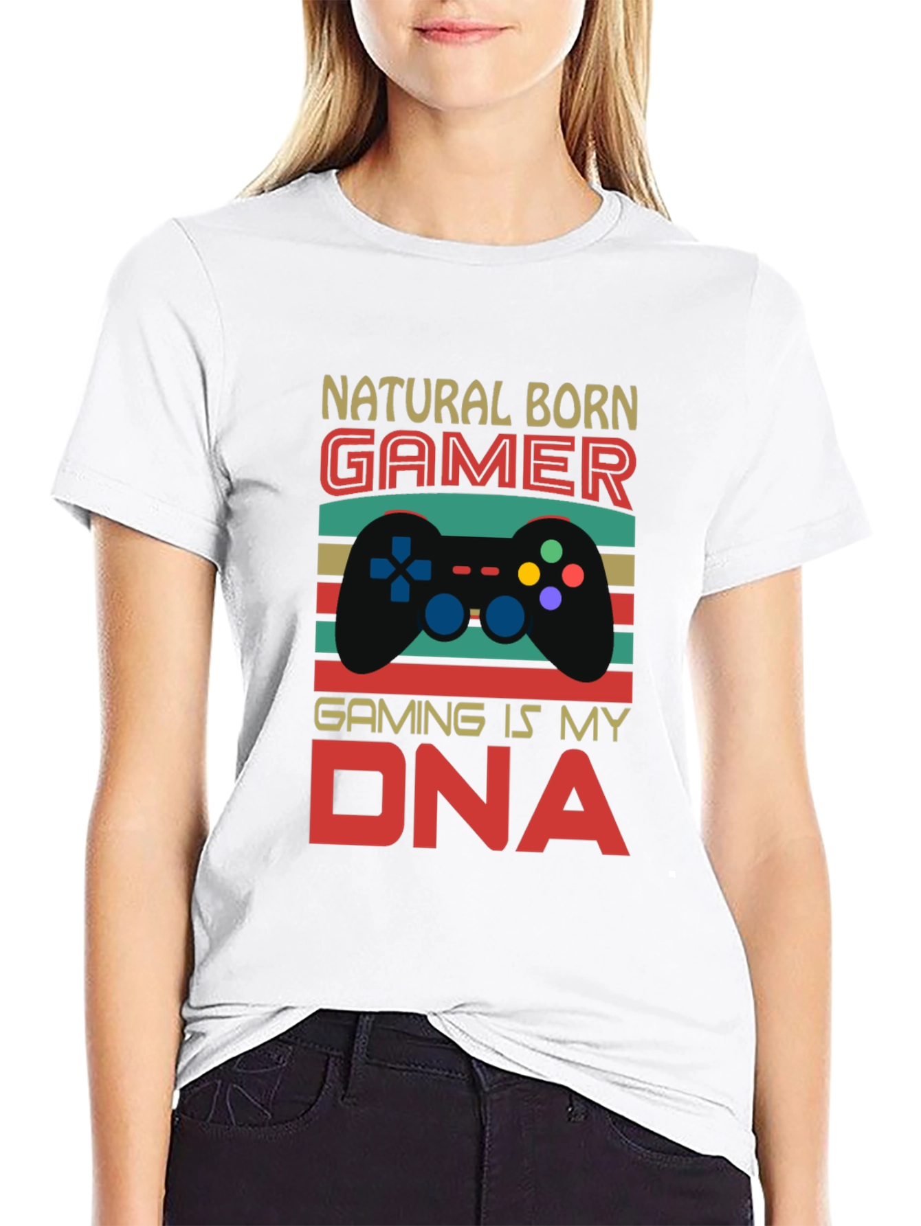 Natural Born Gamer DNA T-Shirt