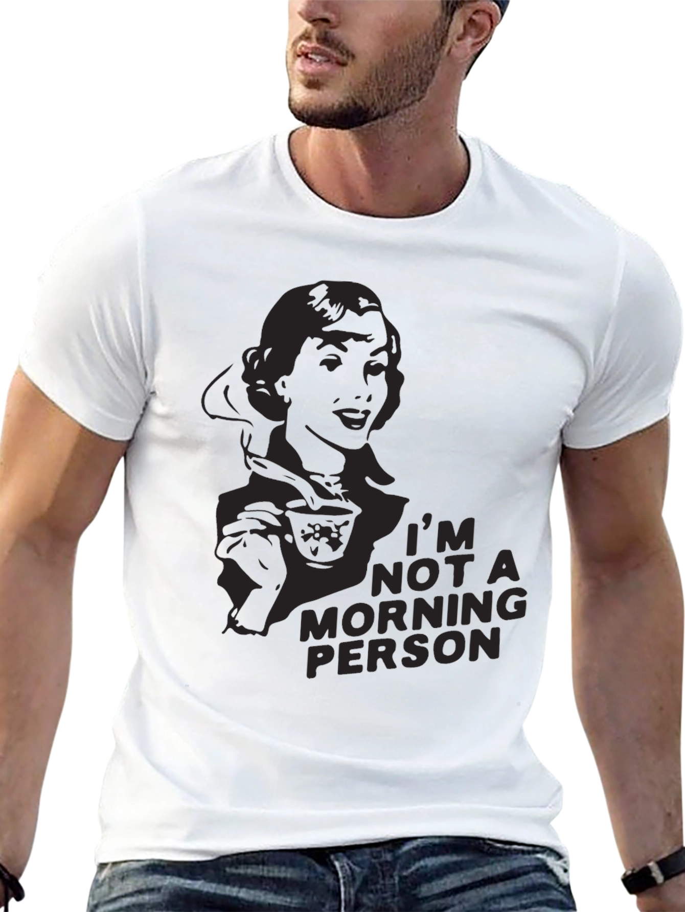 Im Not a Morning Person Graphic Tee