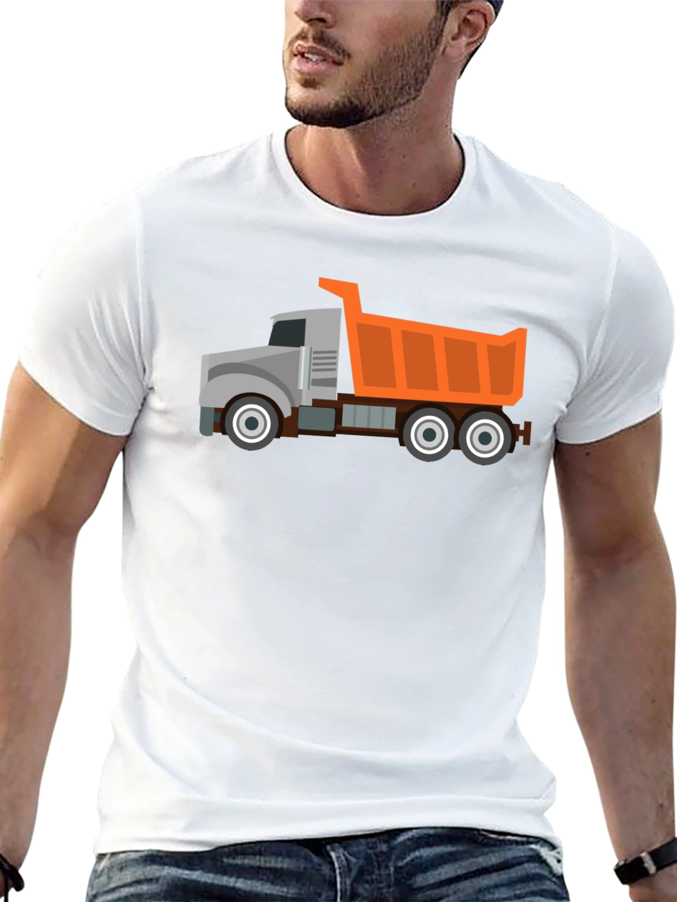 Dump Truck Graphic T-Shirt - Heavy Duty Fun!