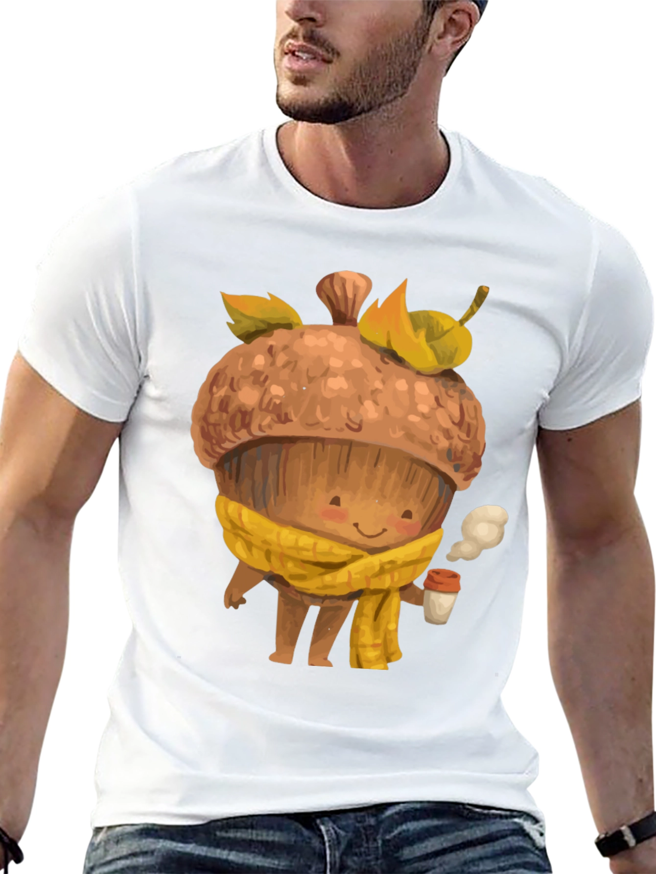 Cute Acorn Coffee Lover T-Shirt