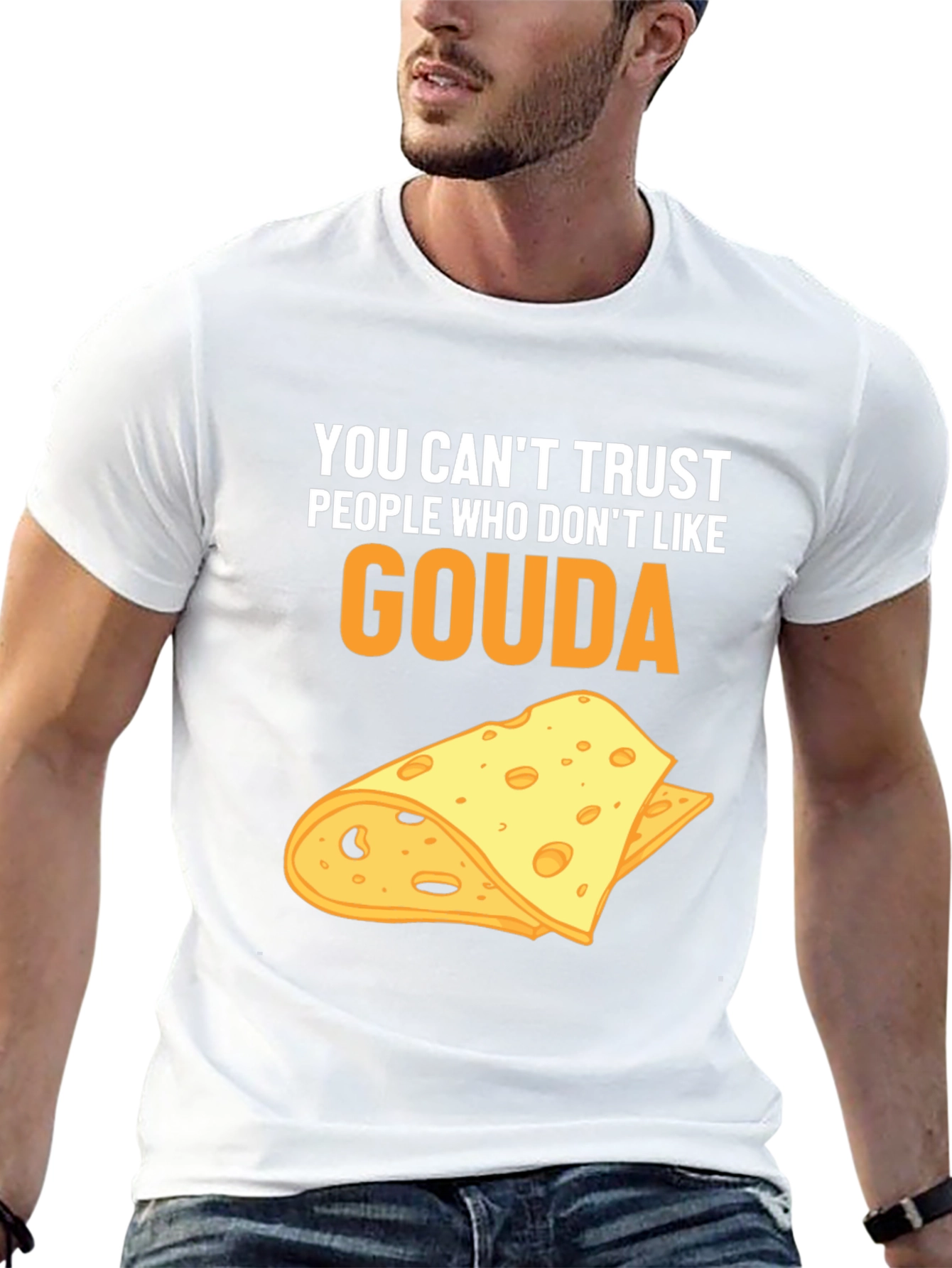 Gouda Cheese Lover T-Shirt - Funny Foodie Tee