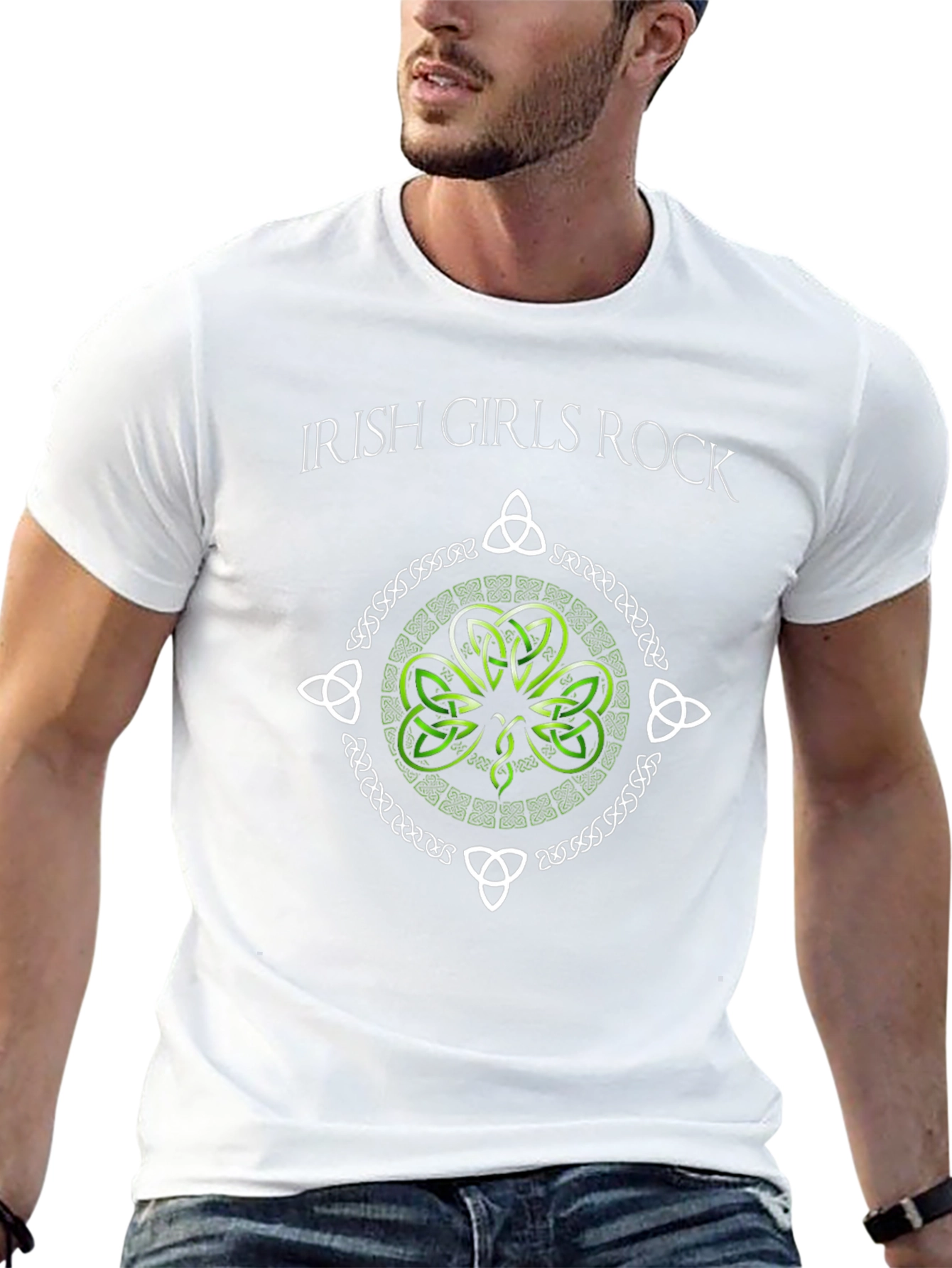 Irish Girls Rock Shamrock T-Shirt