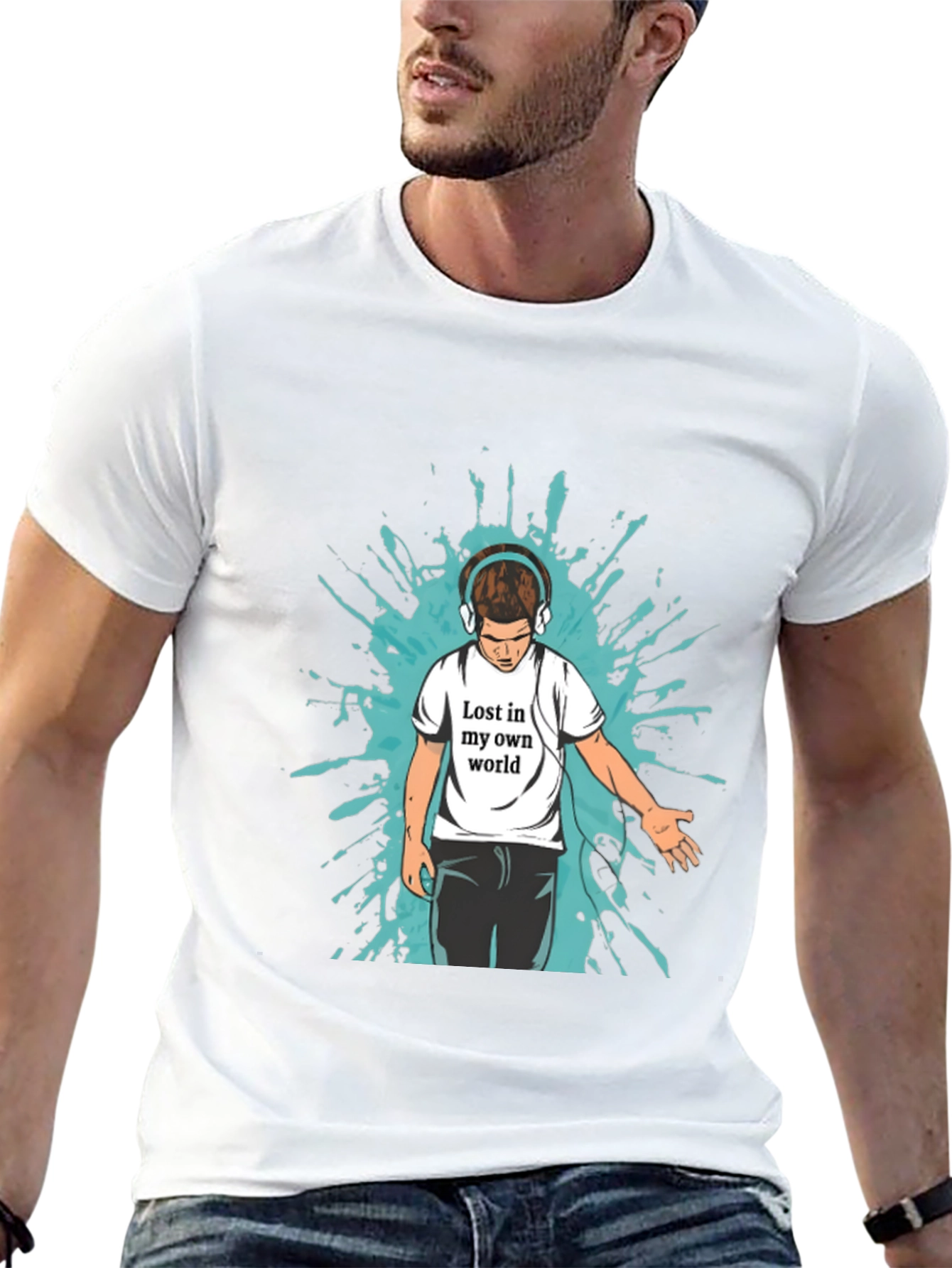 Lost in My Own World Graphic T-Shirt