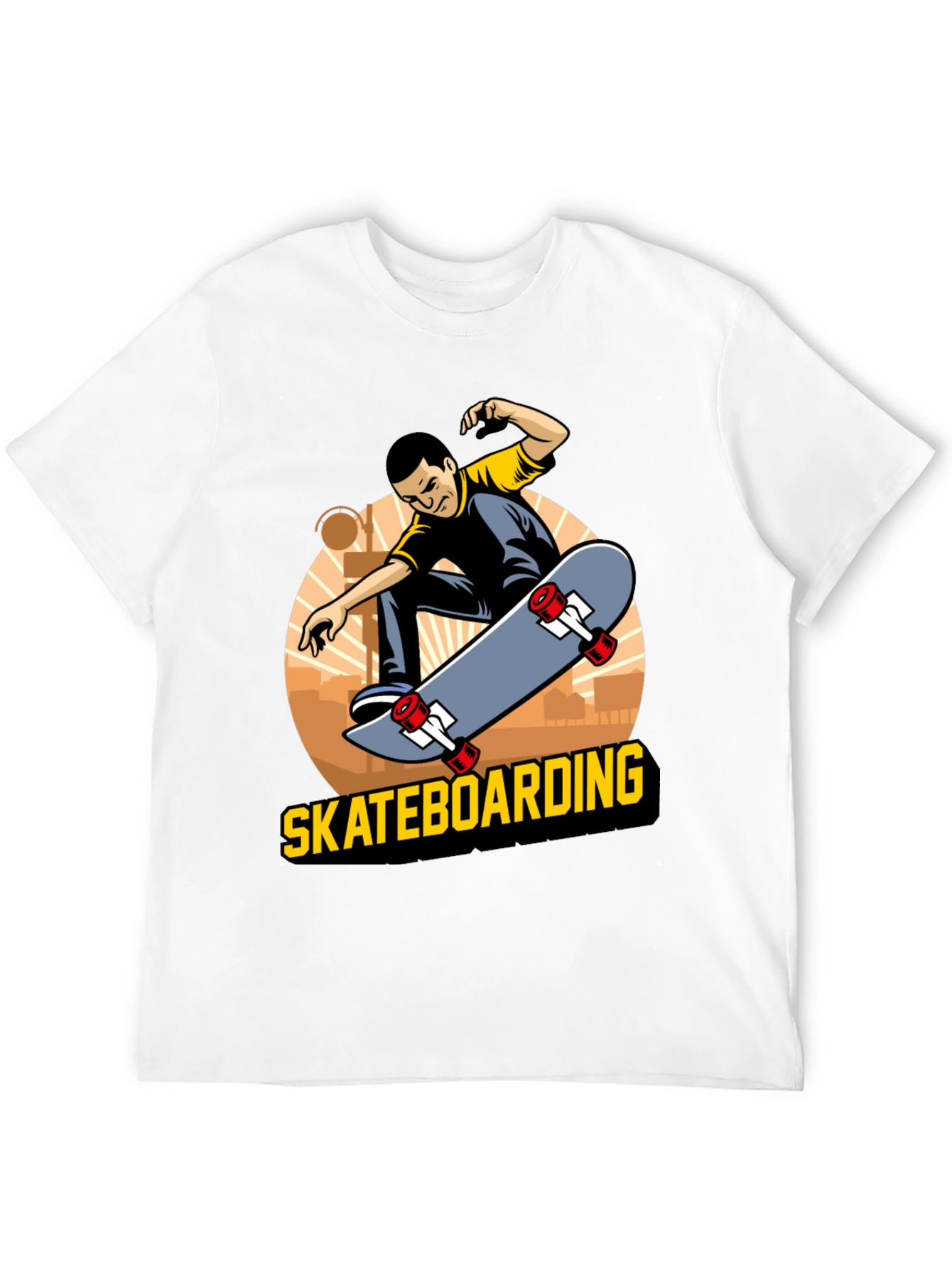 Skateboarding T-Shirt - Cool Graphic Tee