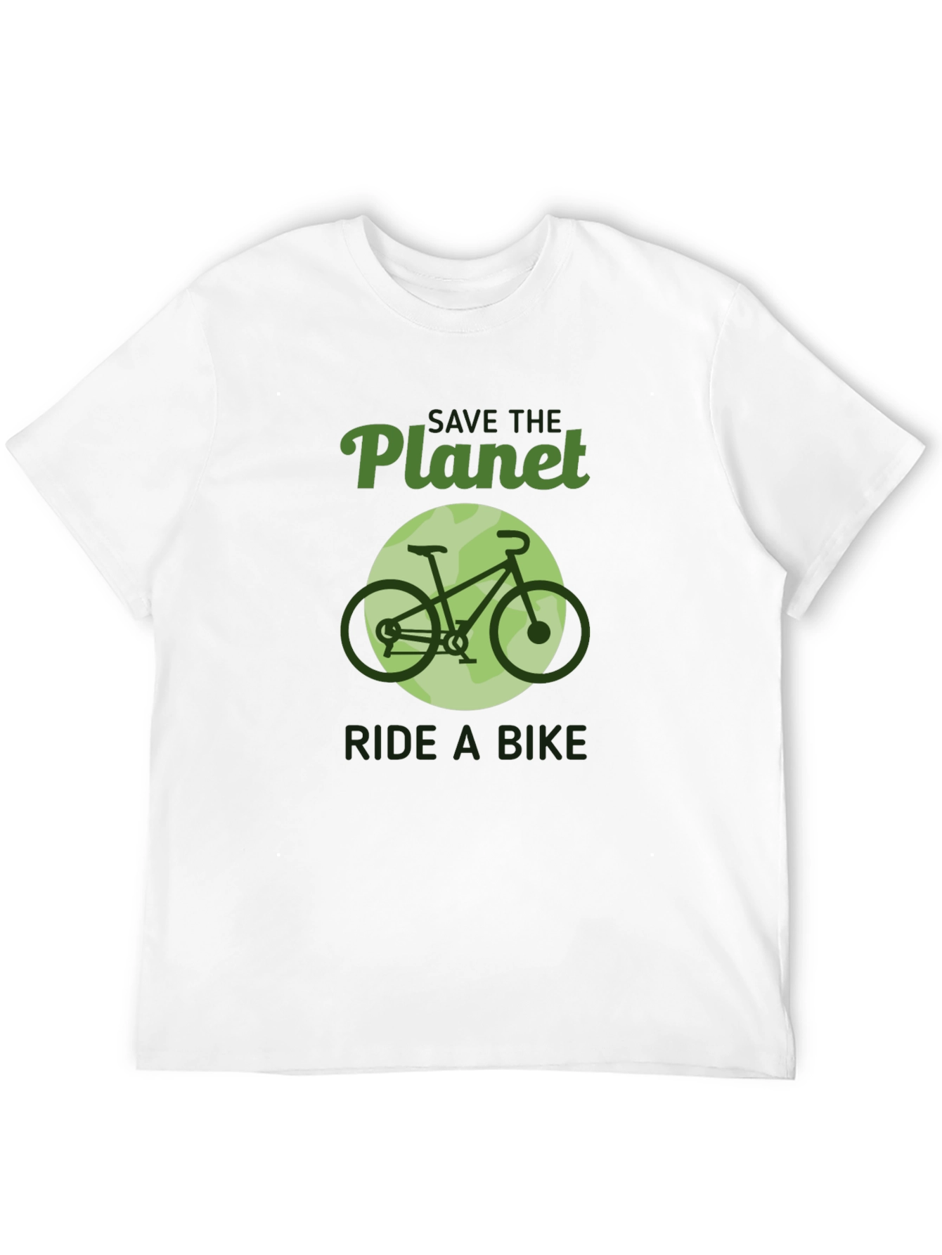 Save the Planet Ride a Bike Graphic Tee