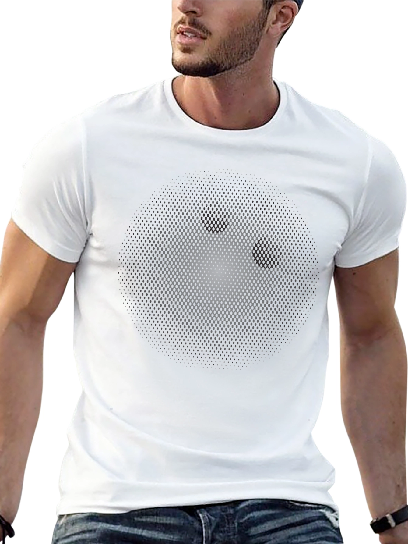 Bowling Ball Graphic T-Shirt - Novelty Print Tee