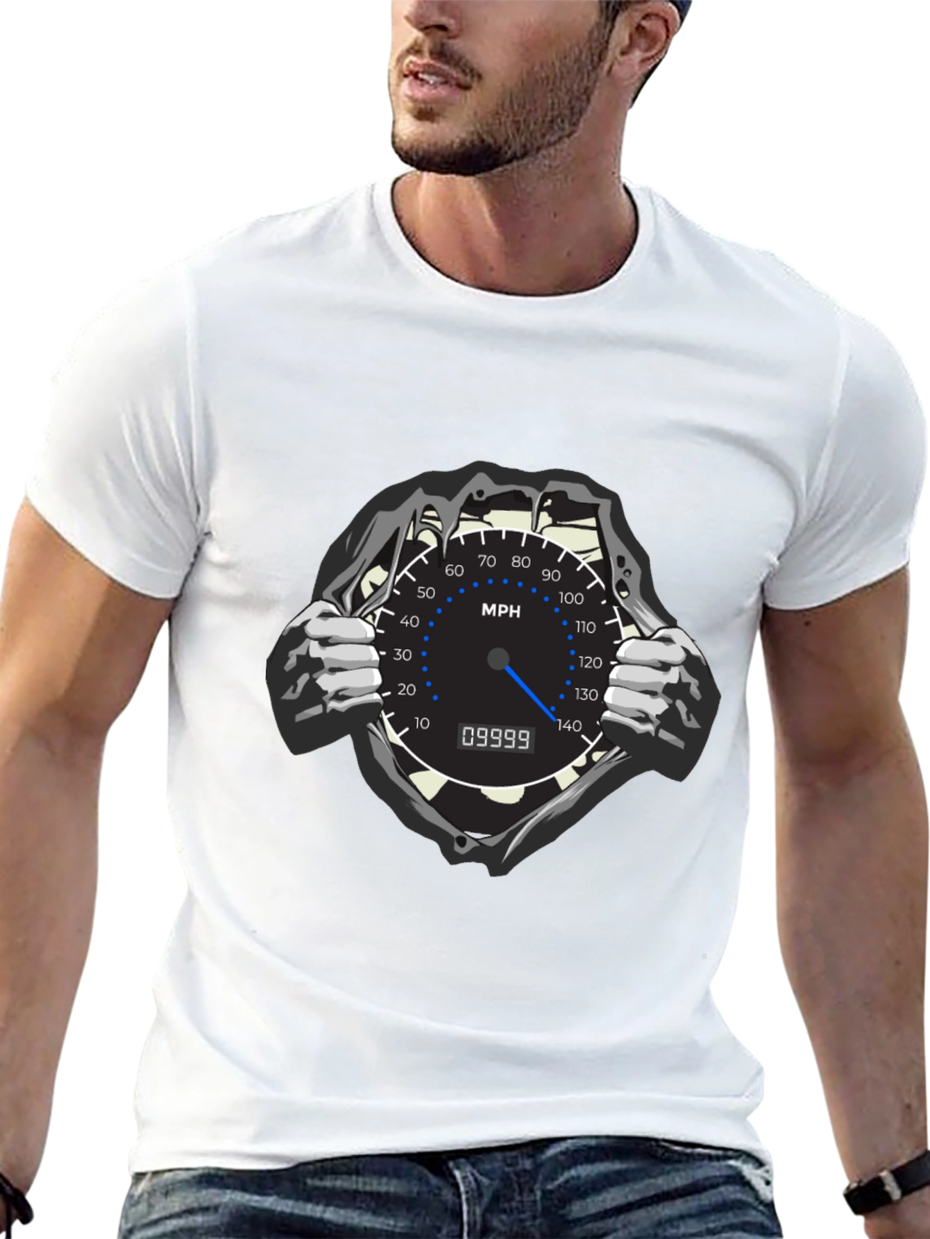 MPH Speedometer Graphic Tee