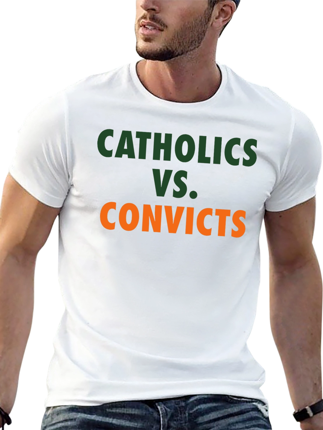 Catholics VS. Convicts Graphic Tee