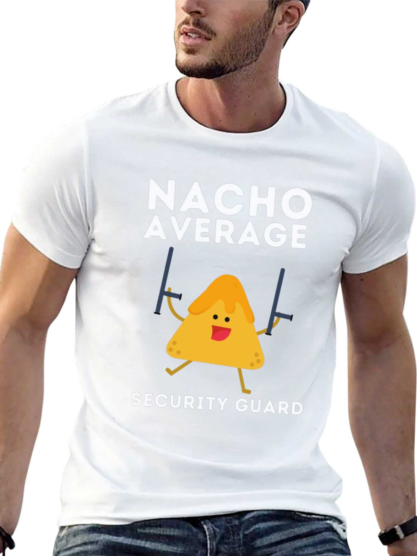 Nacho Average Security Guard Graphic Tee