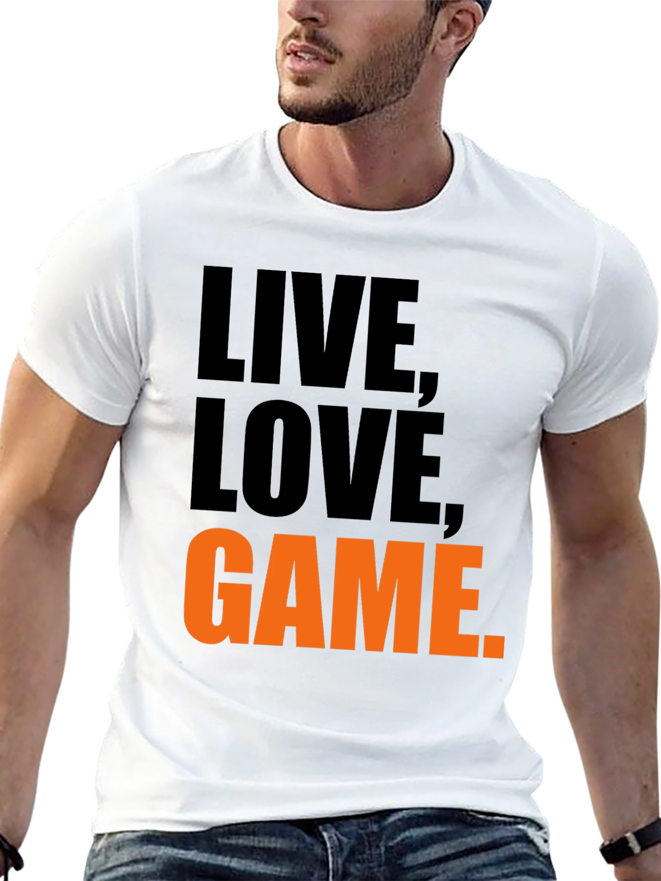 Live Love Game Graphic Tee