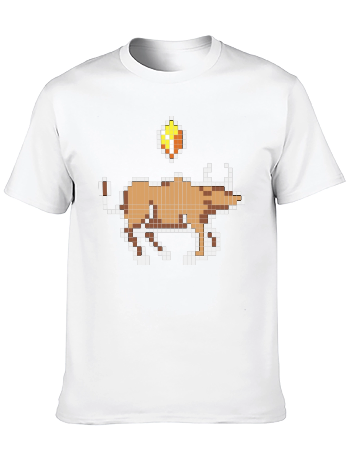 Pixel Bull T-Shirt - Retro Gaming Style