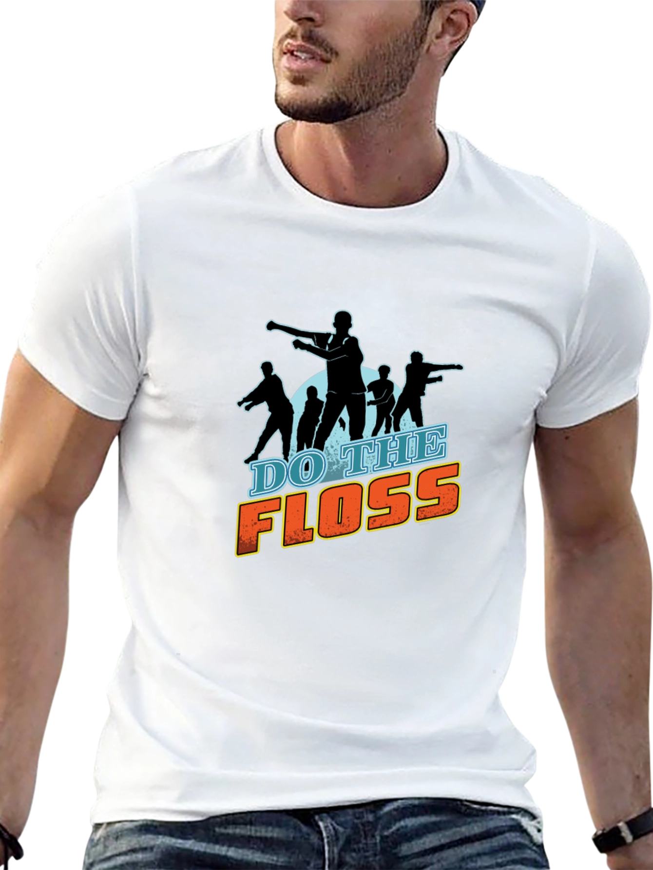 Do the Floss Dance Graphic T-Shirt - Black