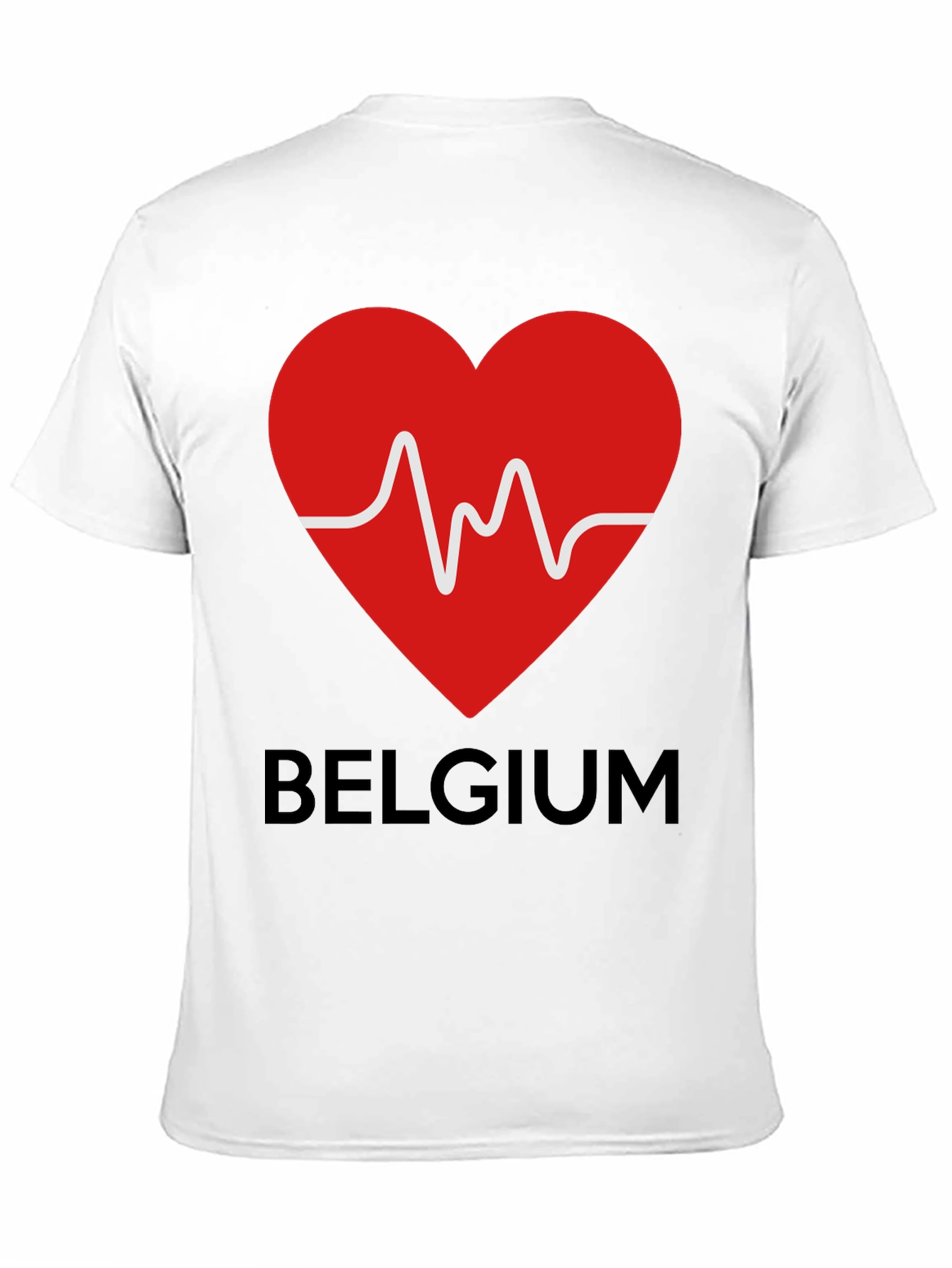 Belgium Heartbeat T-Shirt