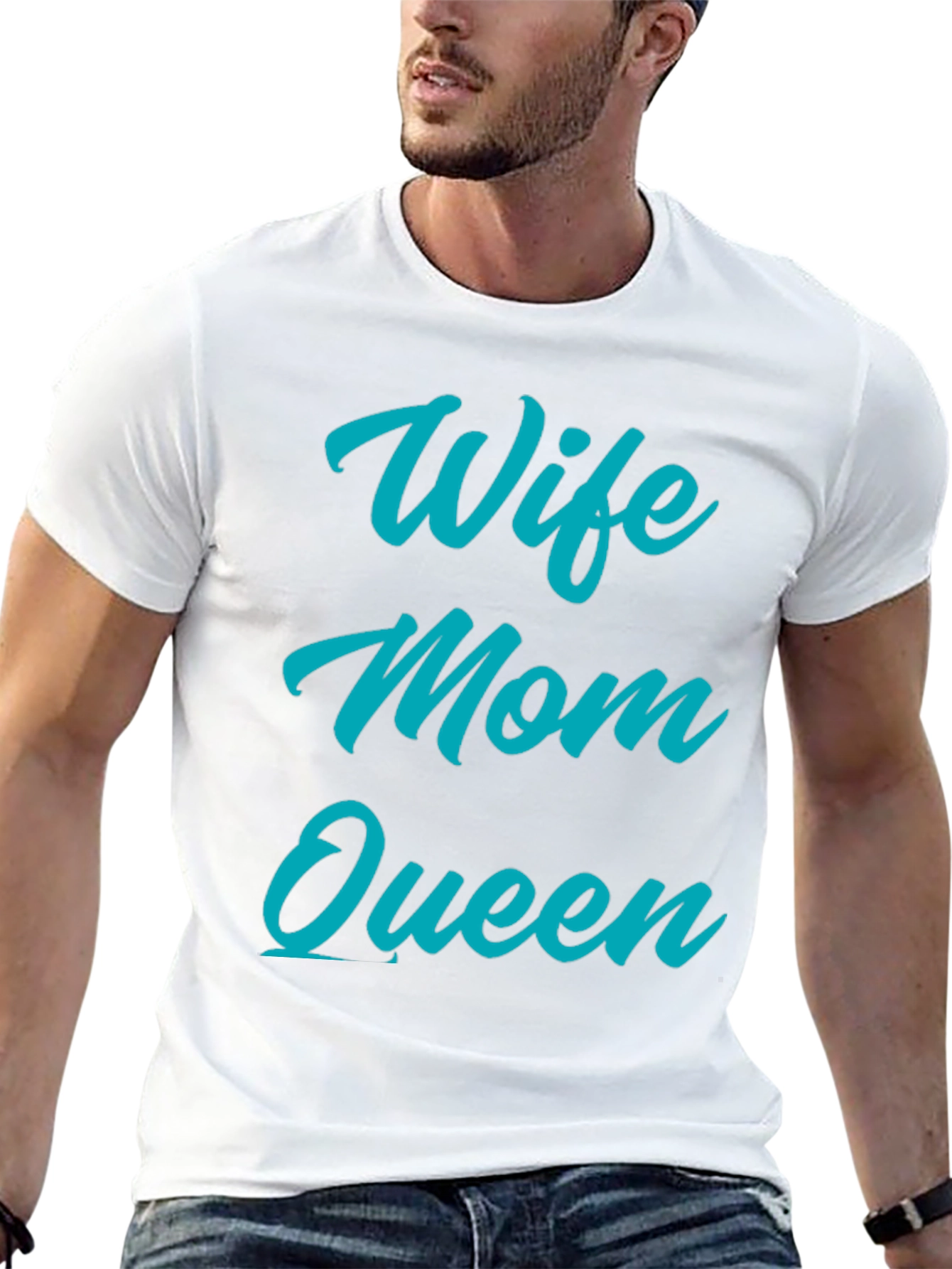 Wife Mom Queen Graphic T-Shirt
