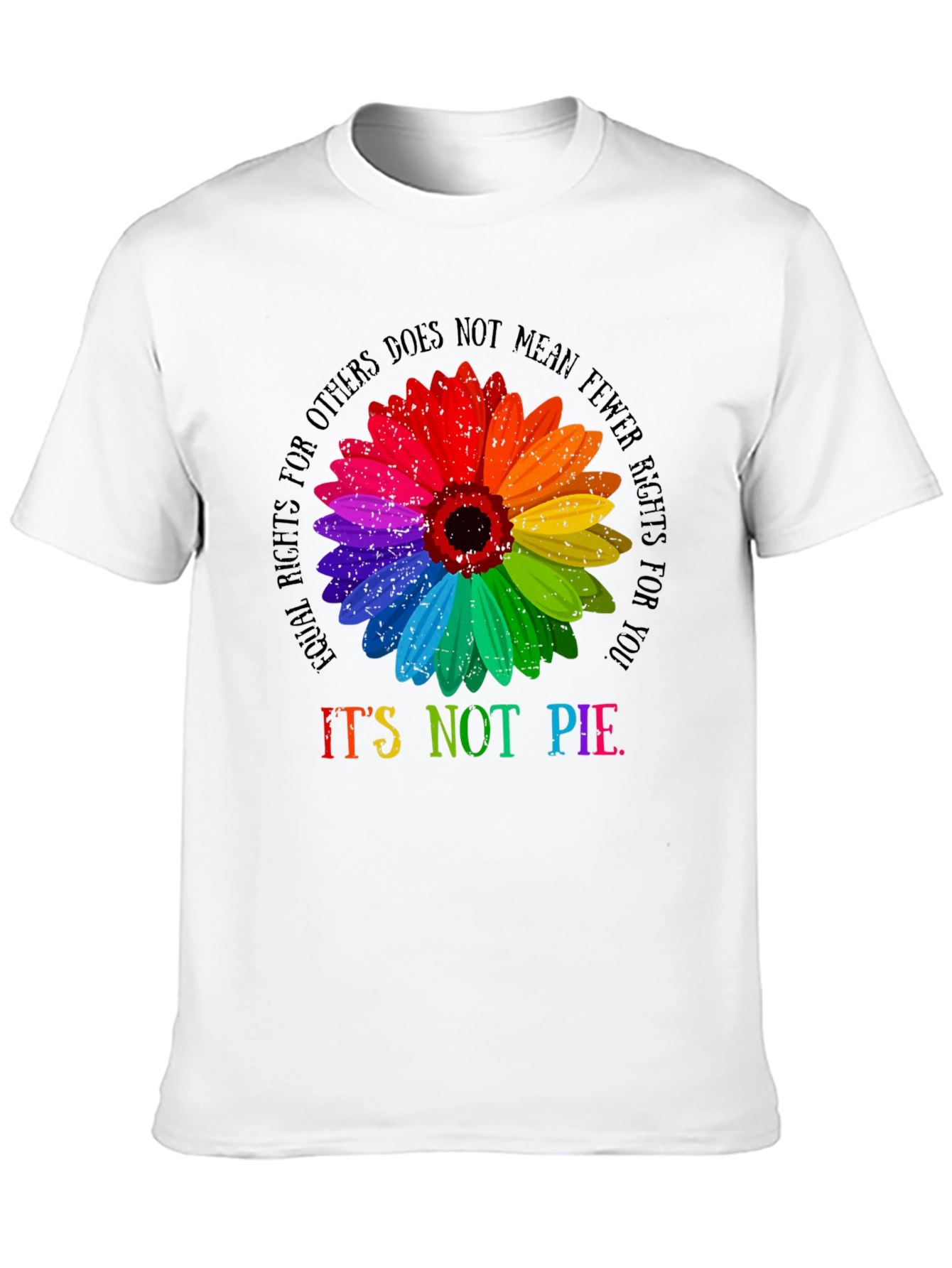 LGBTQ+ Rights Equality Sunflower Graphic Tee