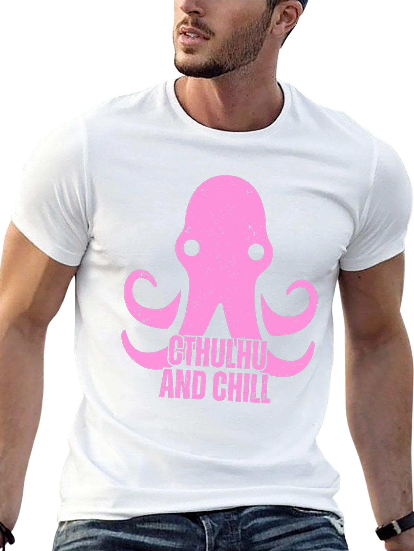 Cthulhu and Chill Graphic T-Shirt