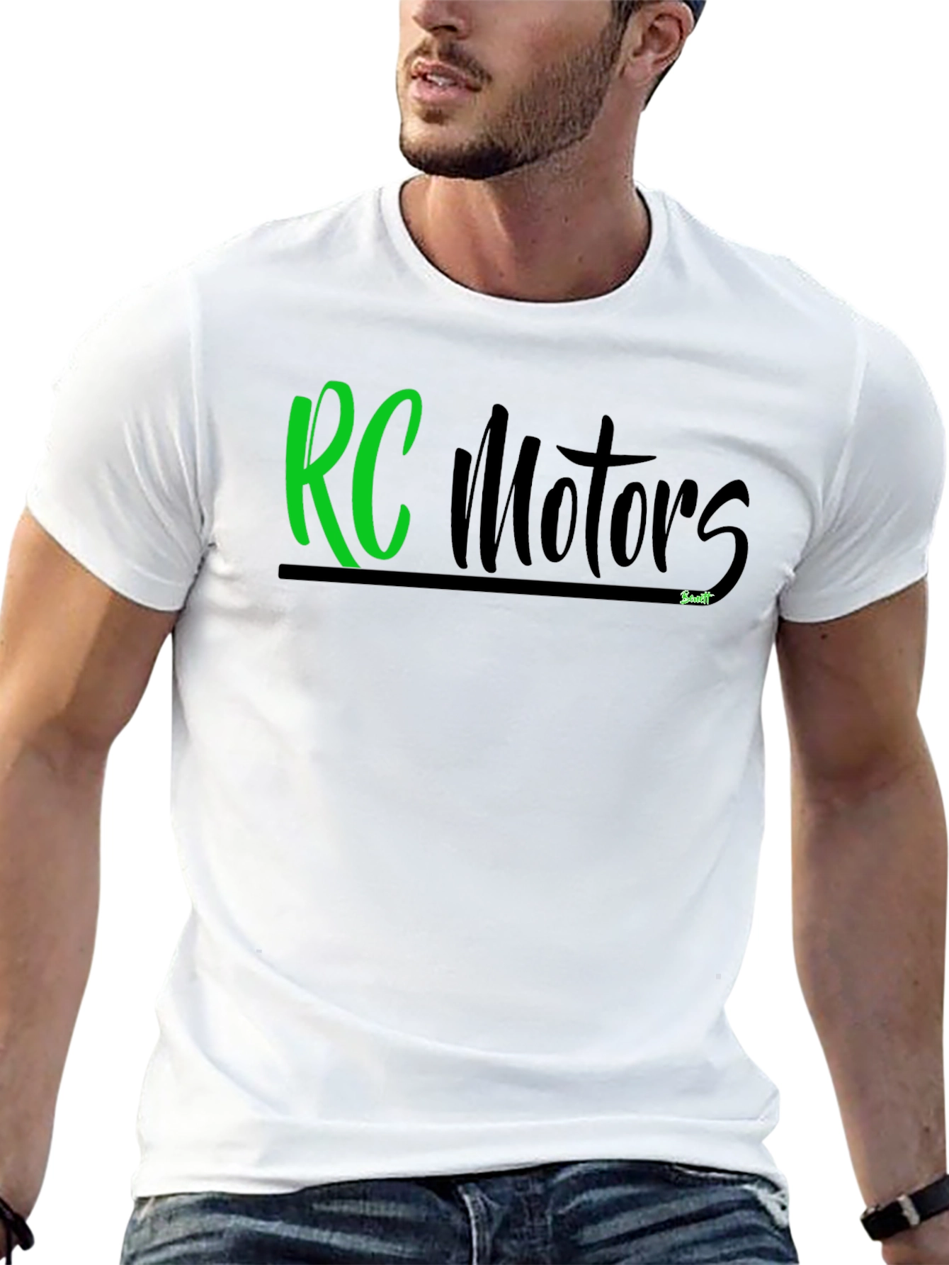 RC Motors Graphic T-Shirt - Classic Black Tee