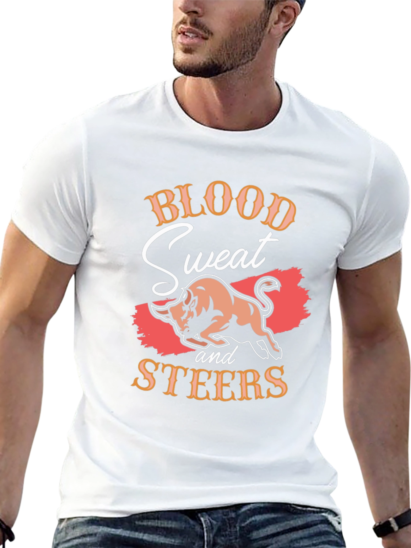 Blood Sweat & Steers Graphic T-Shirt